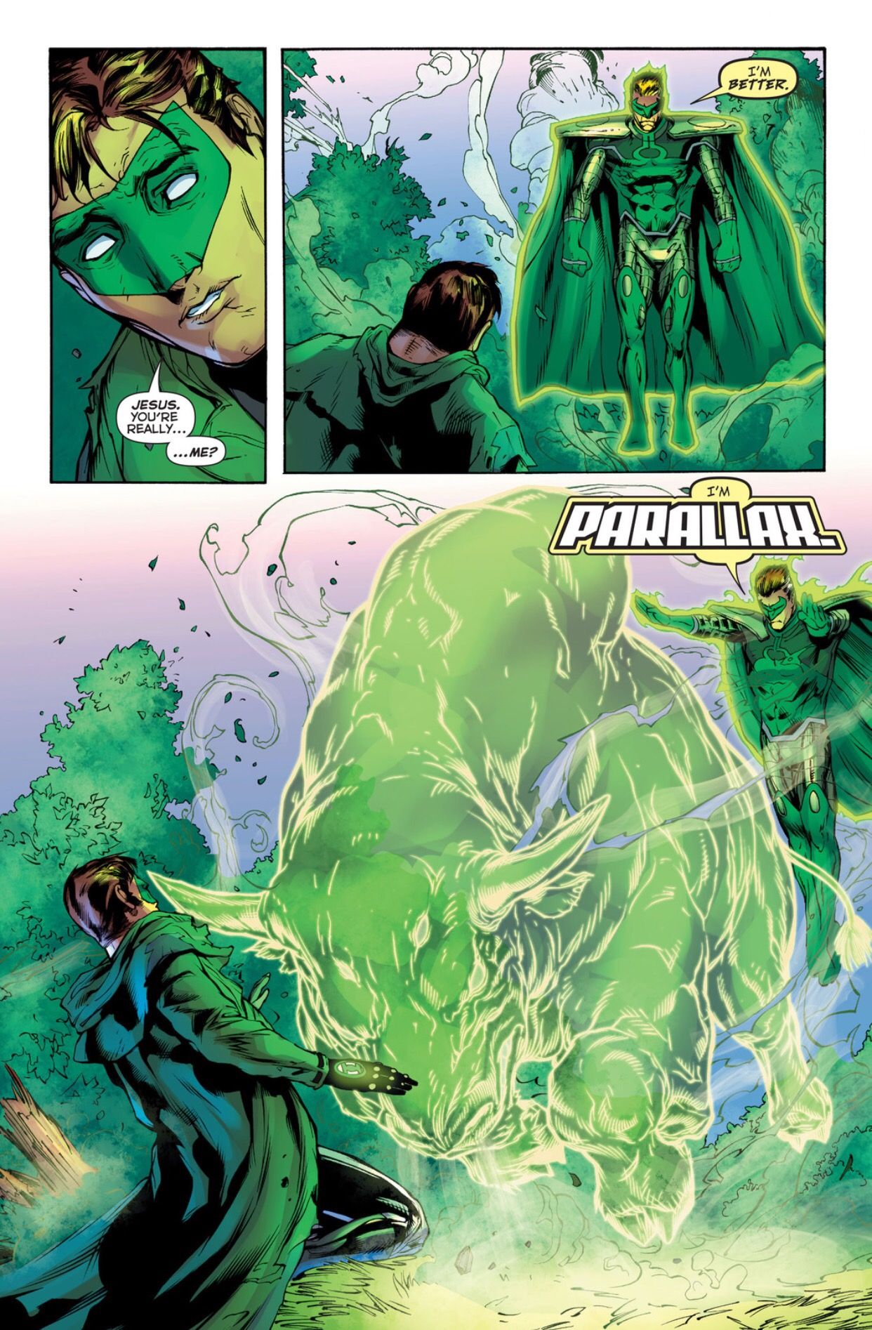 Hal Jordan vs. Parallax (Green Lantern )