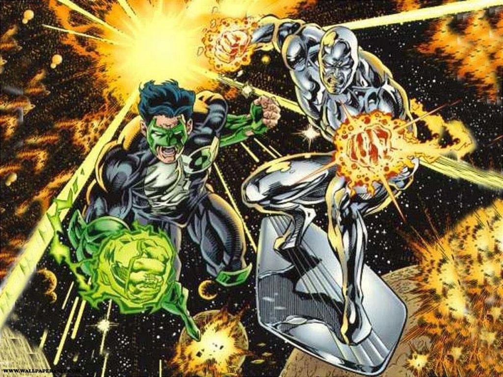Most Powerful Energy Projectors: Silver Surfer vs. Green Lantern! Speak TV. Geek Speak TV