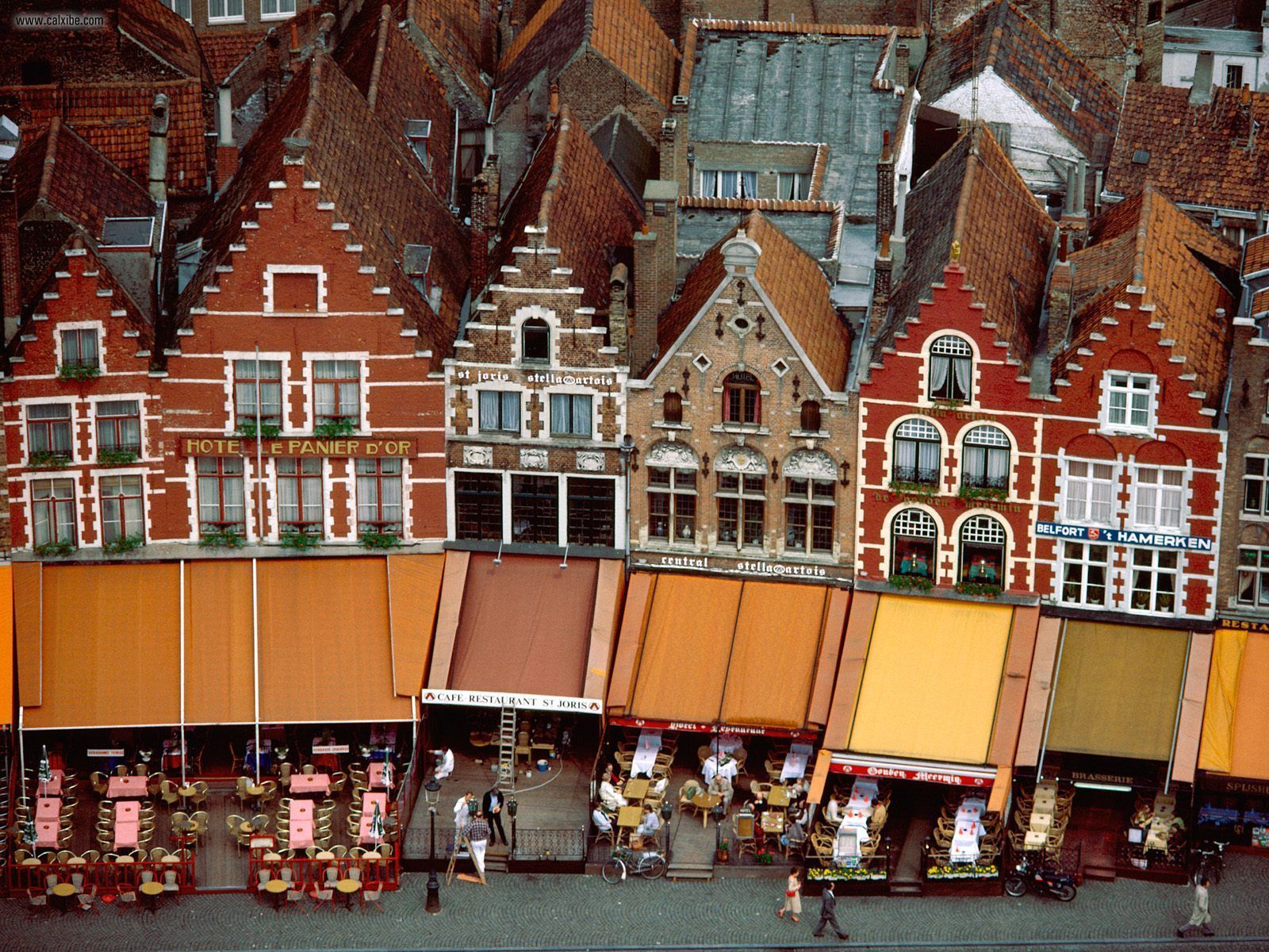 Known places: Grote Market, Brugge, Belgium, desktop wallpaper nr. 19523