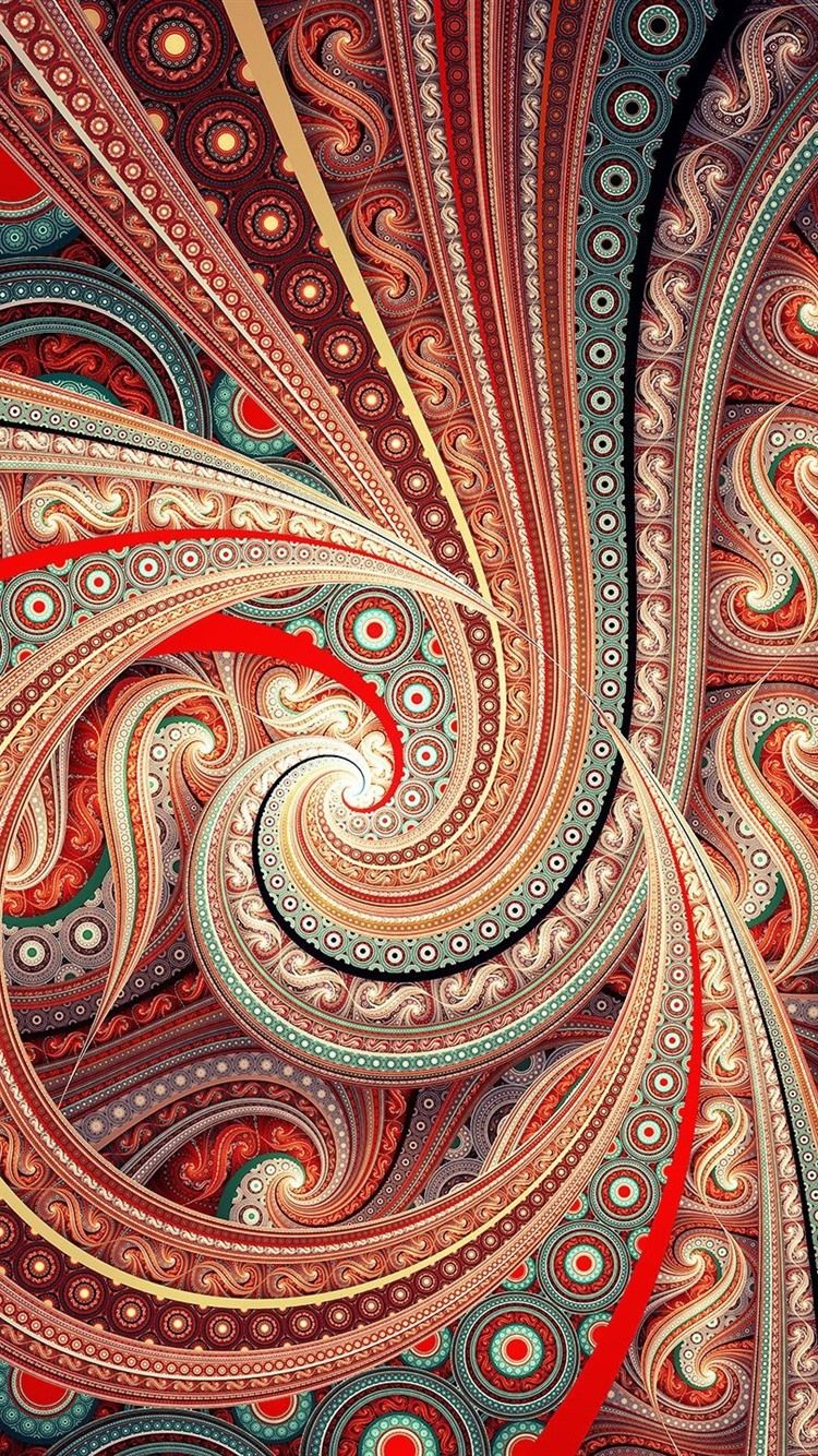 Wallpaper Beautiful pattern, colorful, fractal art, abstract picture 2560x1440 QHD Picture, Image