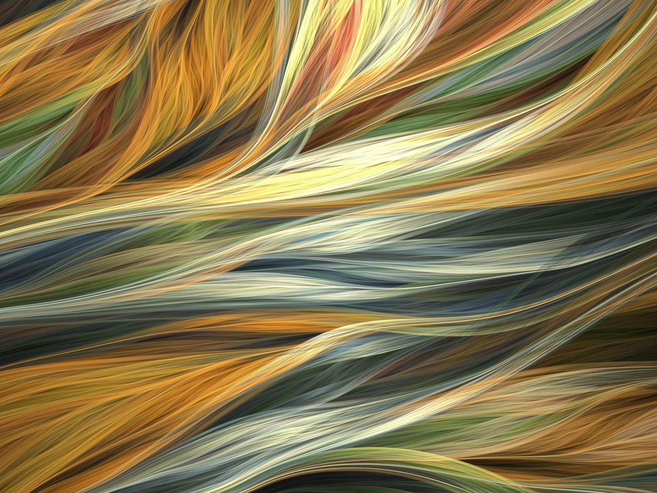 Download wallpaper 1280x960 threads, strands, colorful, fractal, art standard 4:3 HD background