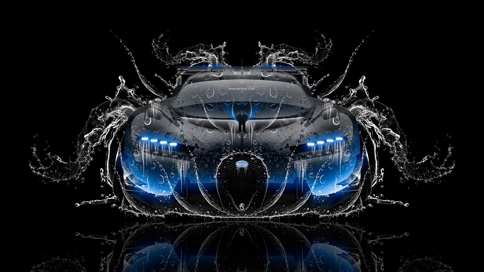 Bugatti Vision Gran Turismo FrontUp Super Water Car 2016 el Tony