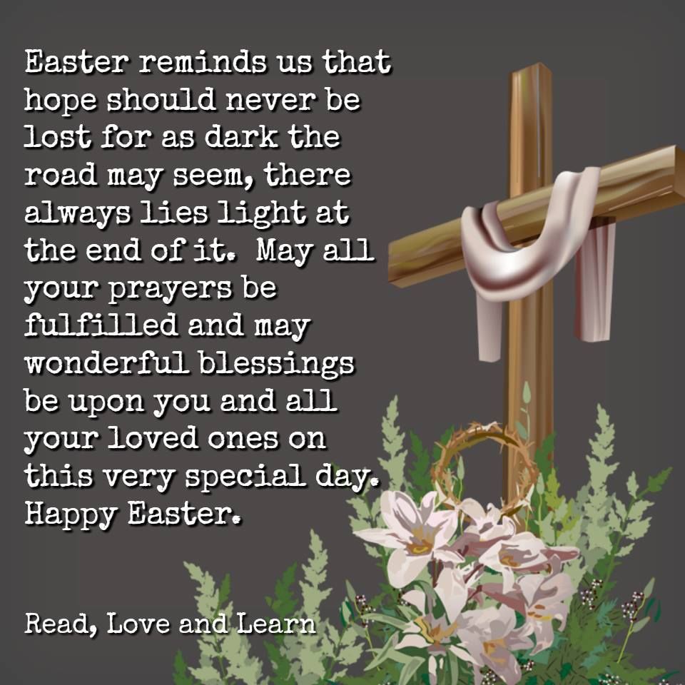 Easter Gives Us Hope. Happy easter quotes, Easter prayers, Easter inspirational quotes