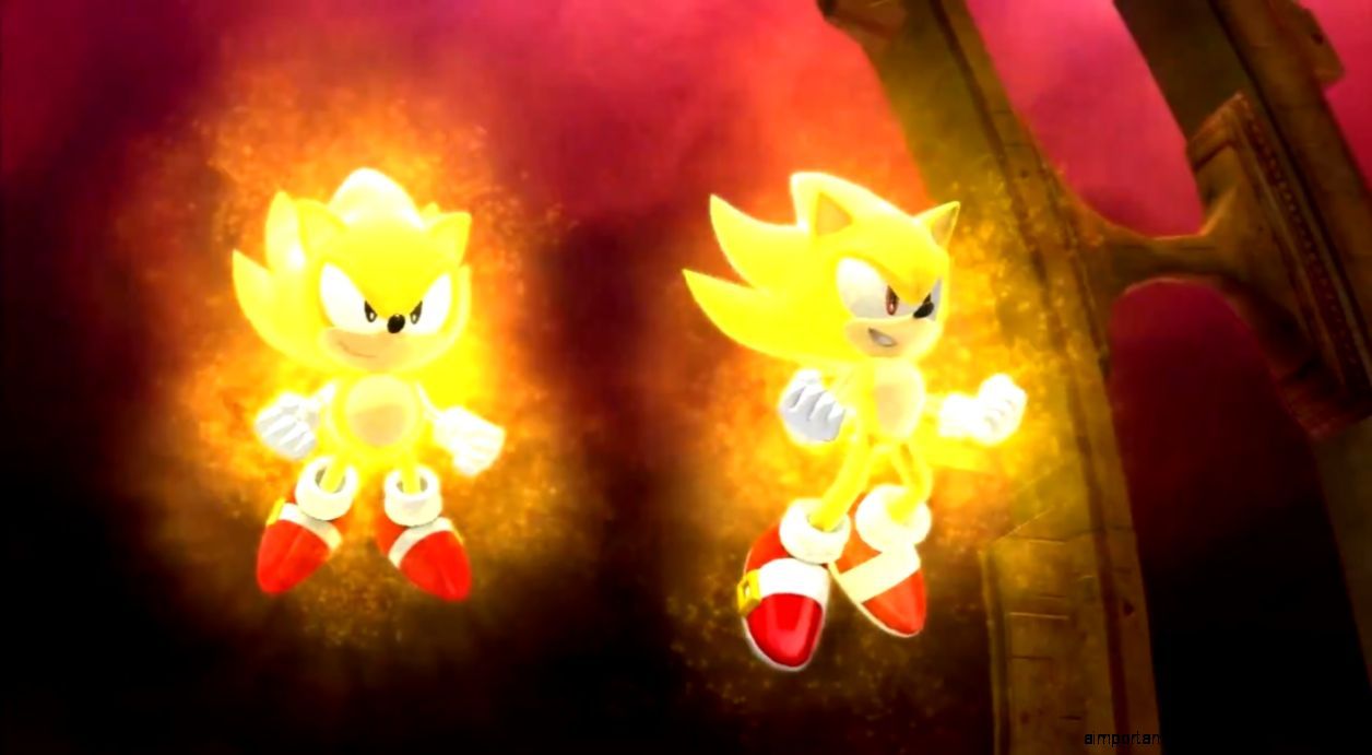 Sonic Wallpaper Gold Fire Sonic