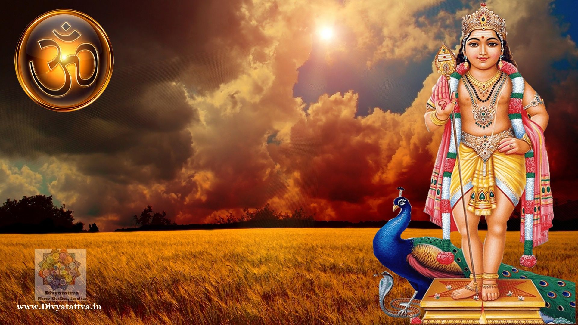 Hindu God Muruga Kartikeya Subrahmanya 4k HD Wallpaper to Decorate your Background