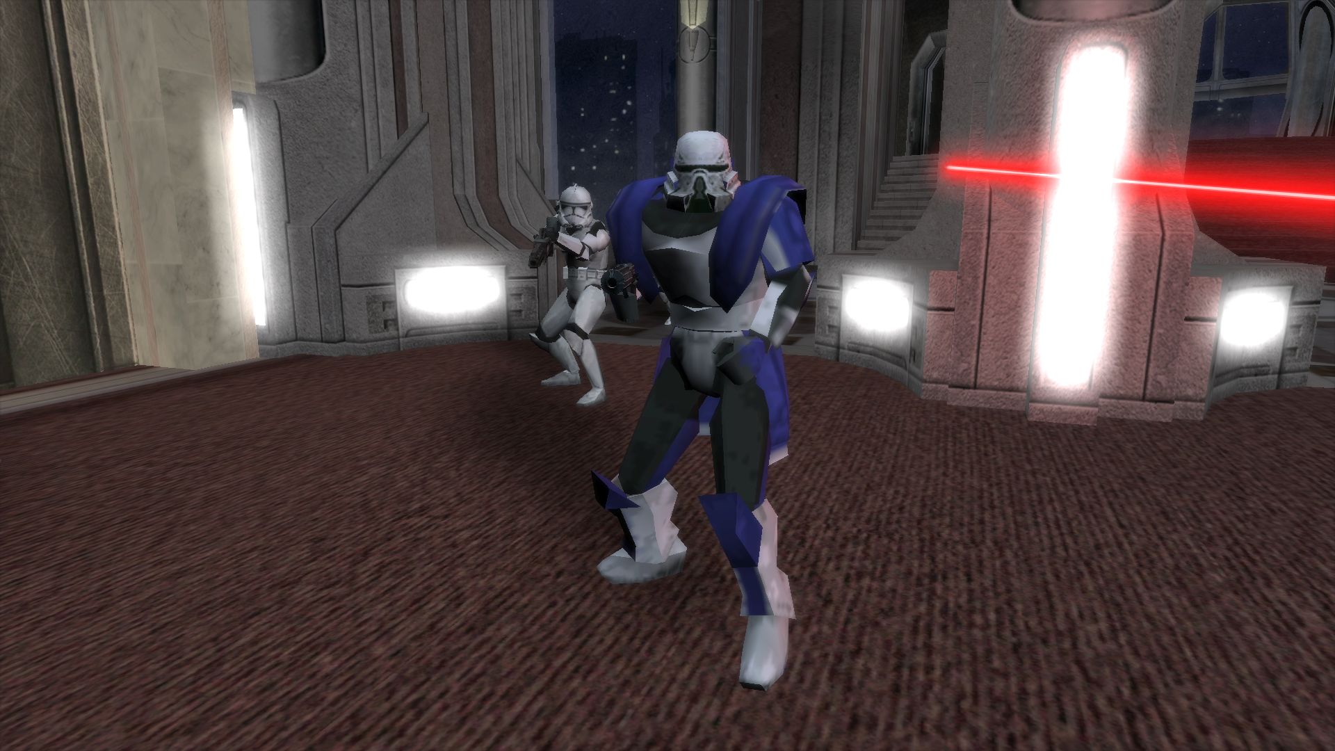 Probably first time MEC Trooper in BF2 image Squadron mod for Star Wars Battlefront II