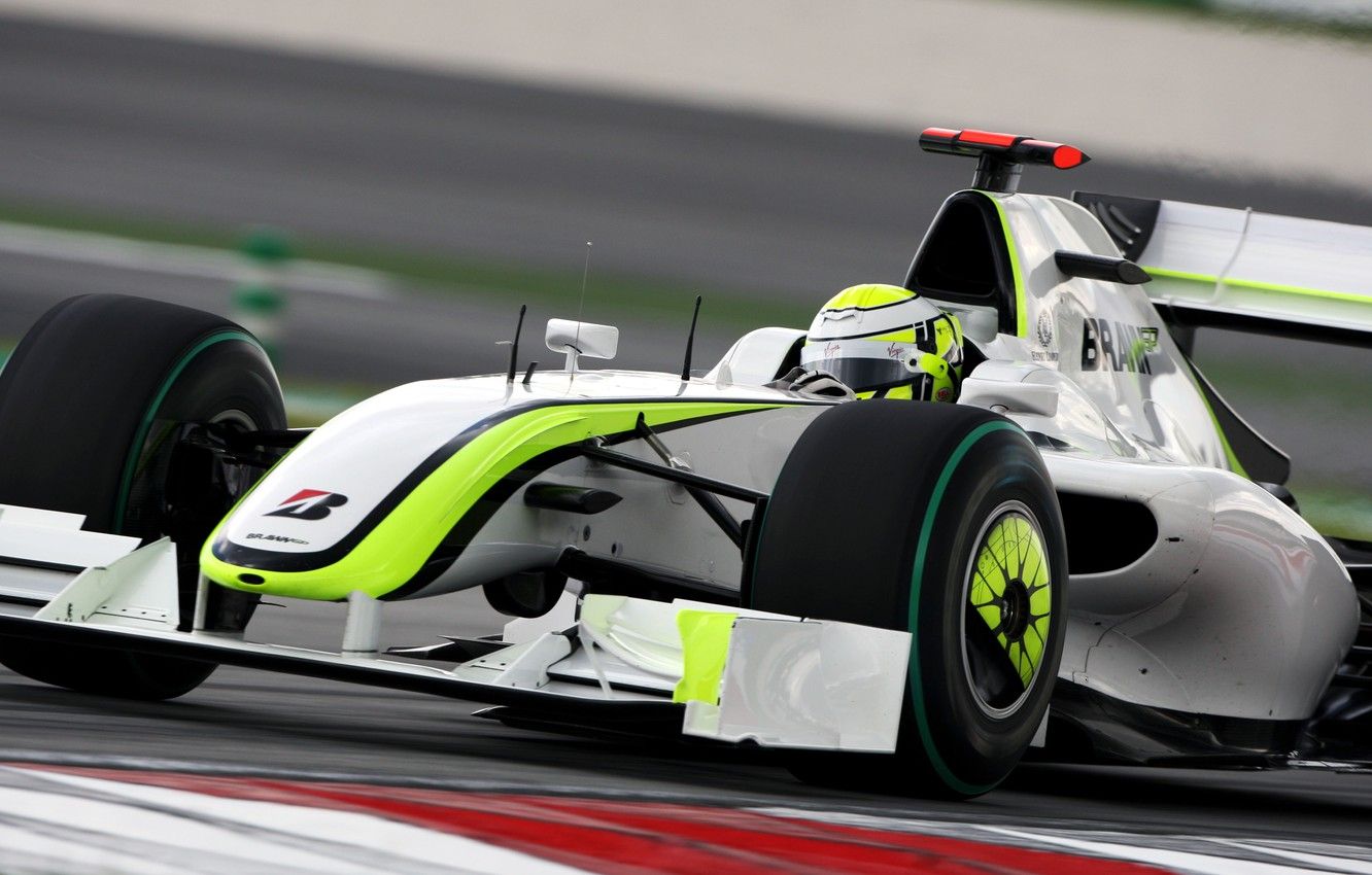 Wallpaper Formula 1, Jenson Button, BrawnGP image for desktop, section спорт