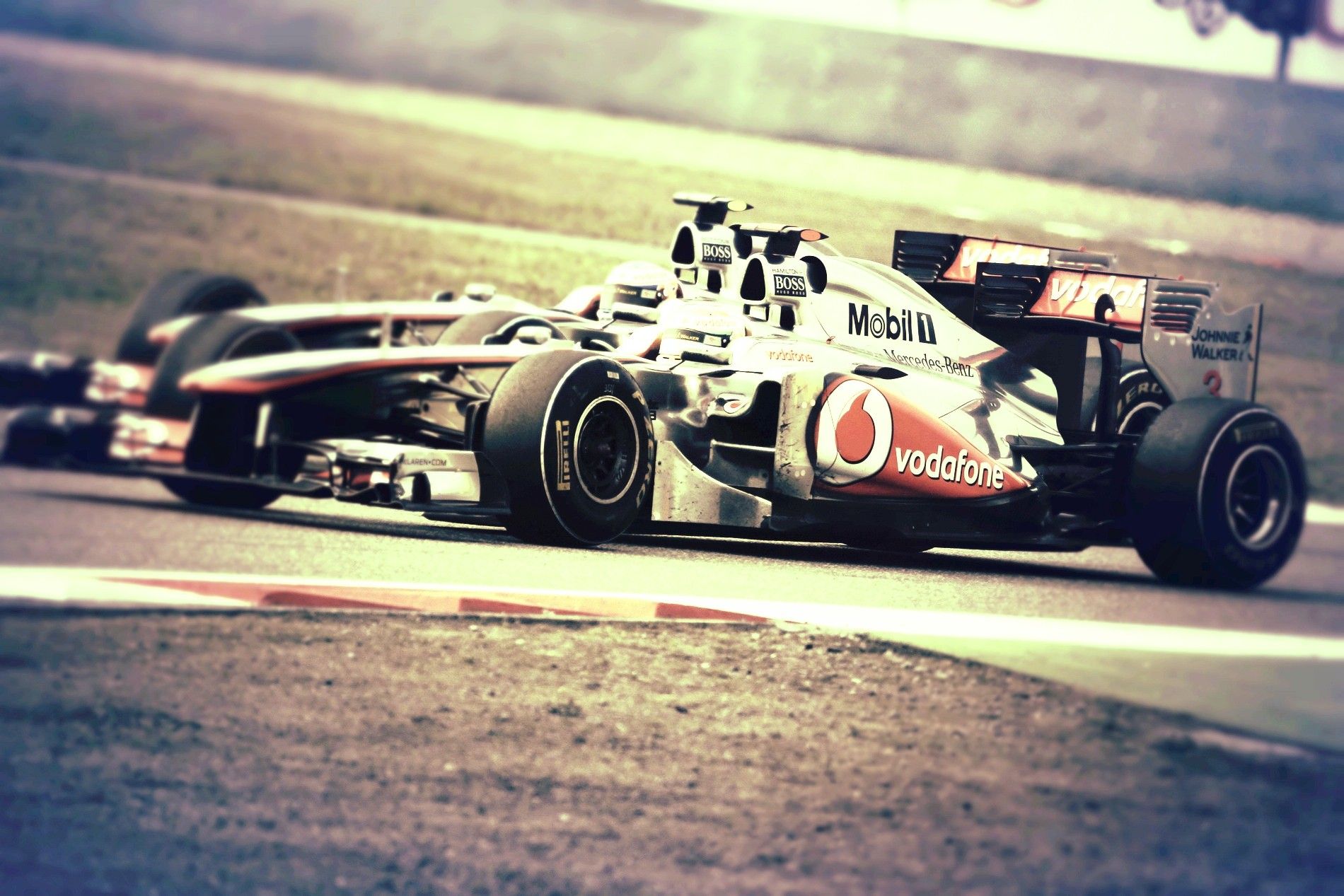Wallpaper, 1900x1267 px, Formula 1, Jenson Button, Lewis Hamilton, McLaren 1900x1267