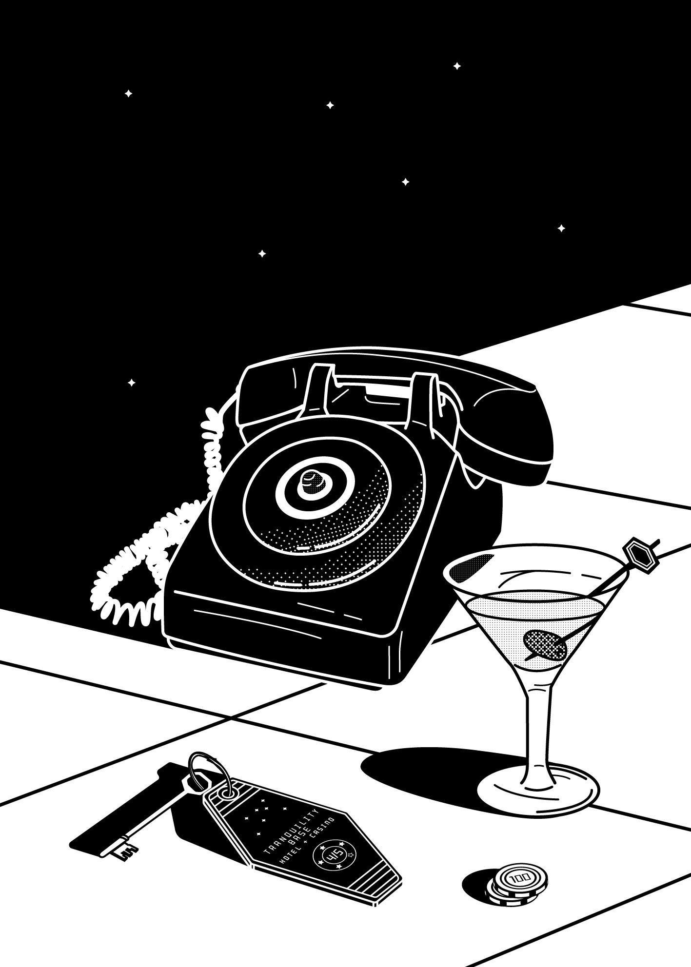 Tranquility Base Hotel + Casino by Requiescat. Arctic monkeys tattoo, Arctic monkeys, Artic monkeys