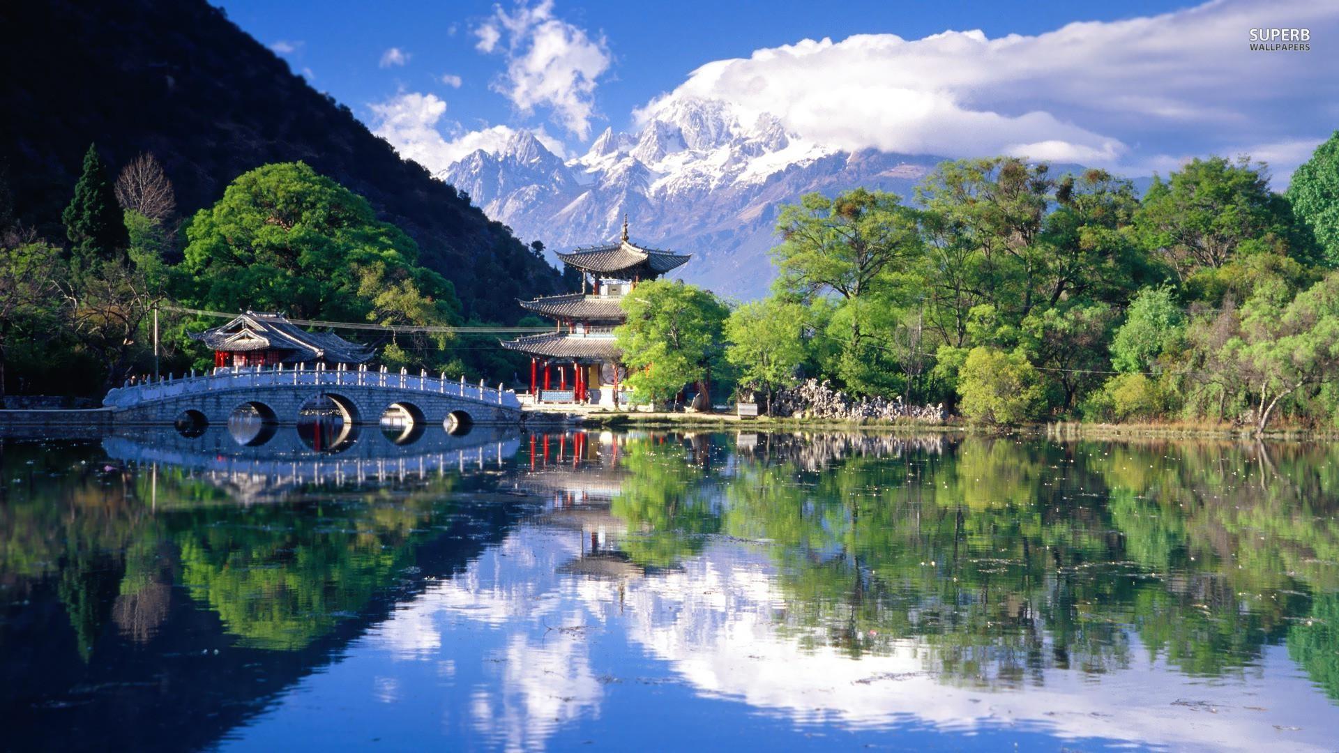 chinese landscape wallpaper