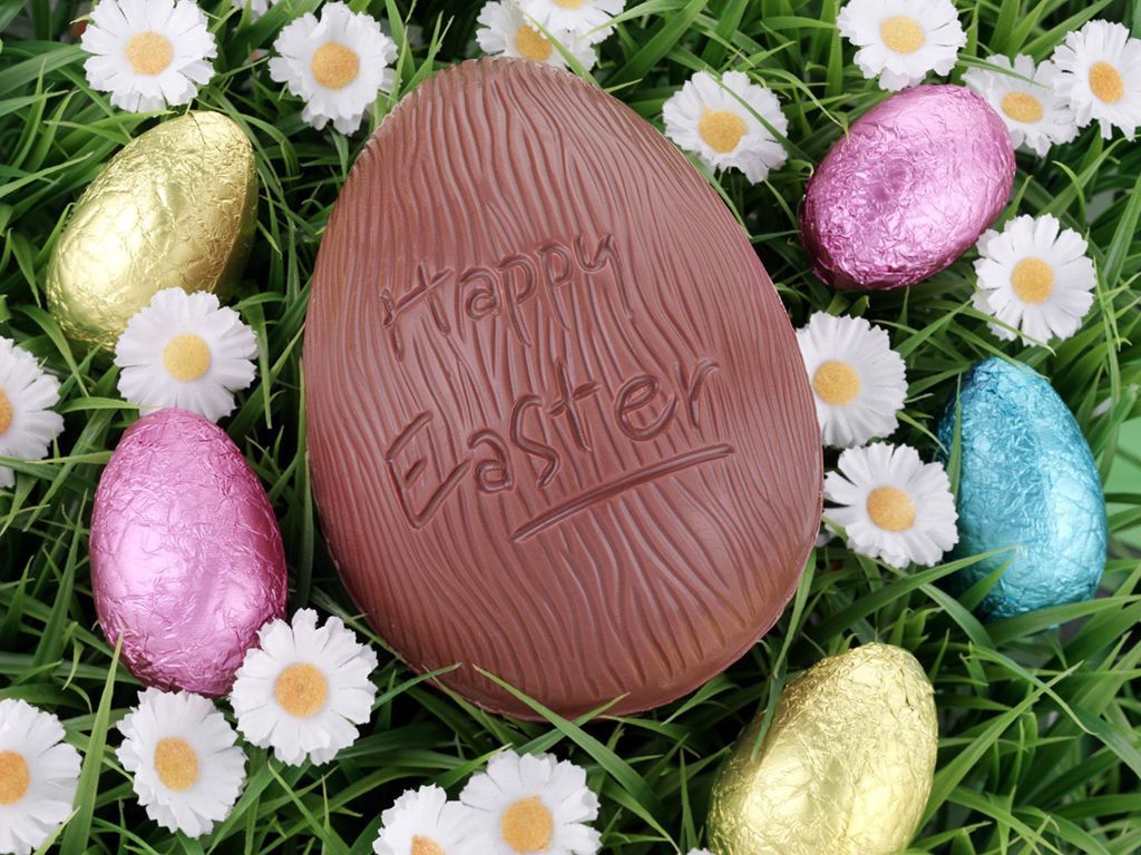 Happy Easter' chocolate egg #easter #chocolate. Happy easter wallpaper, Easter wallpaper, Easter chocolate