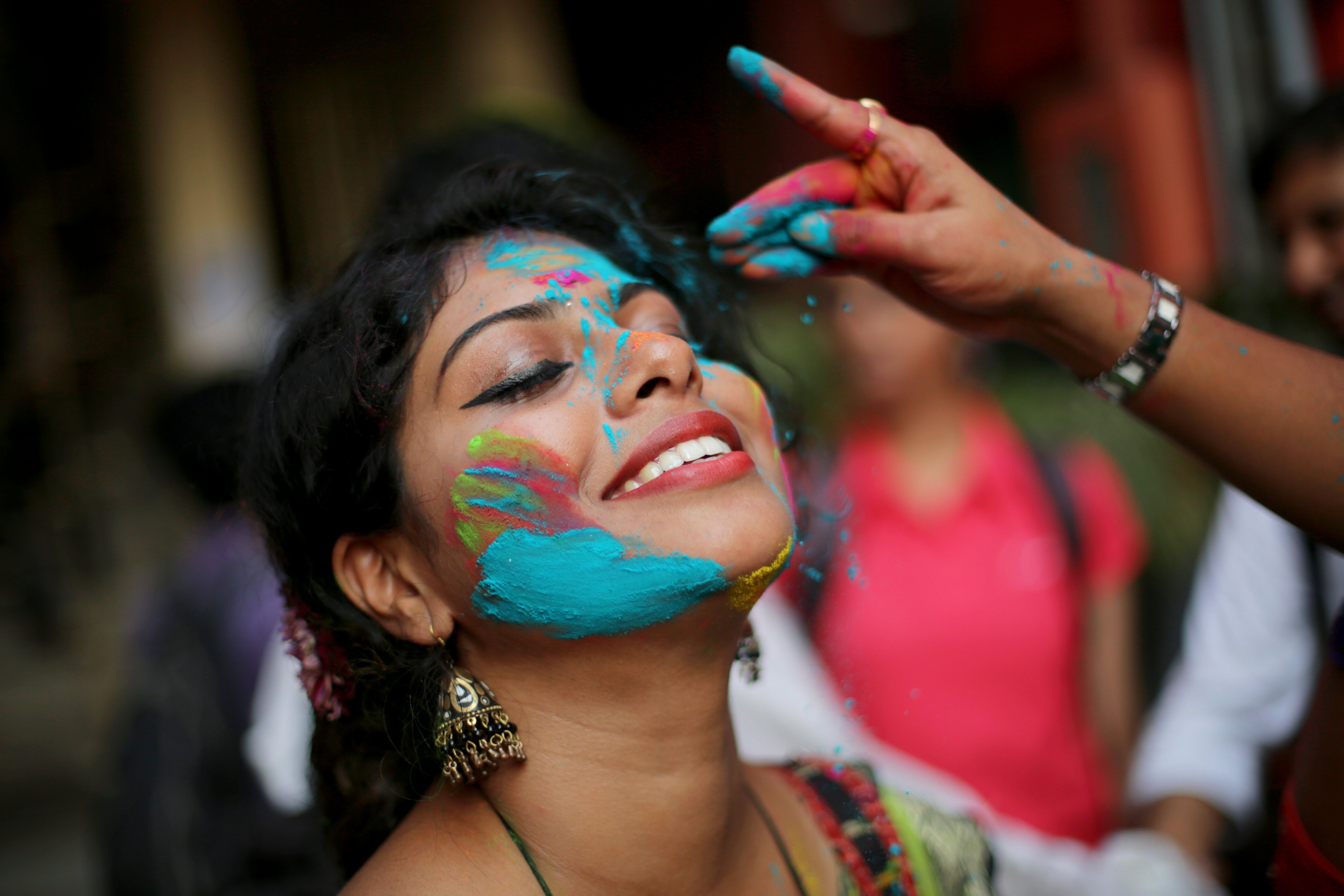 Paint Throwing And Dancing At India's Holi Festival