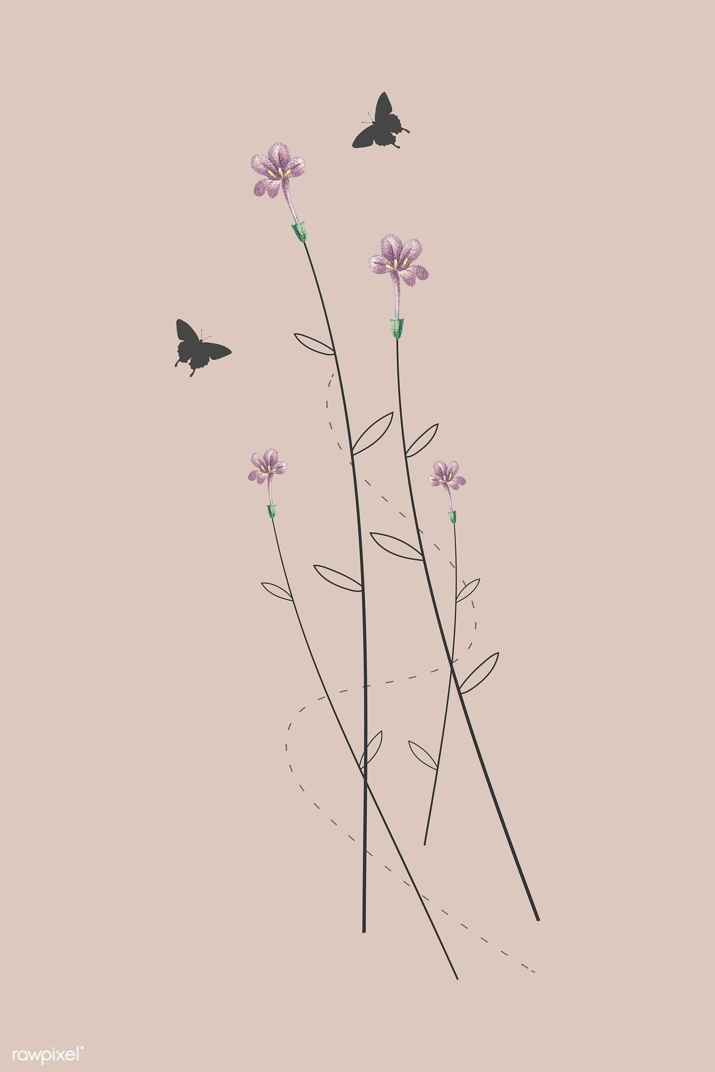 Simple Spring iPhone Wallpaper