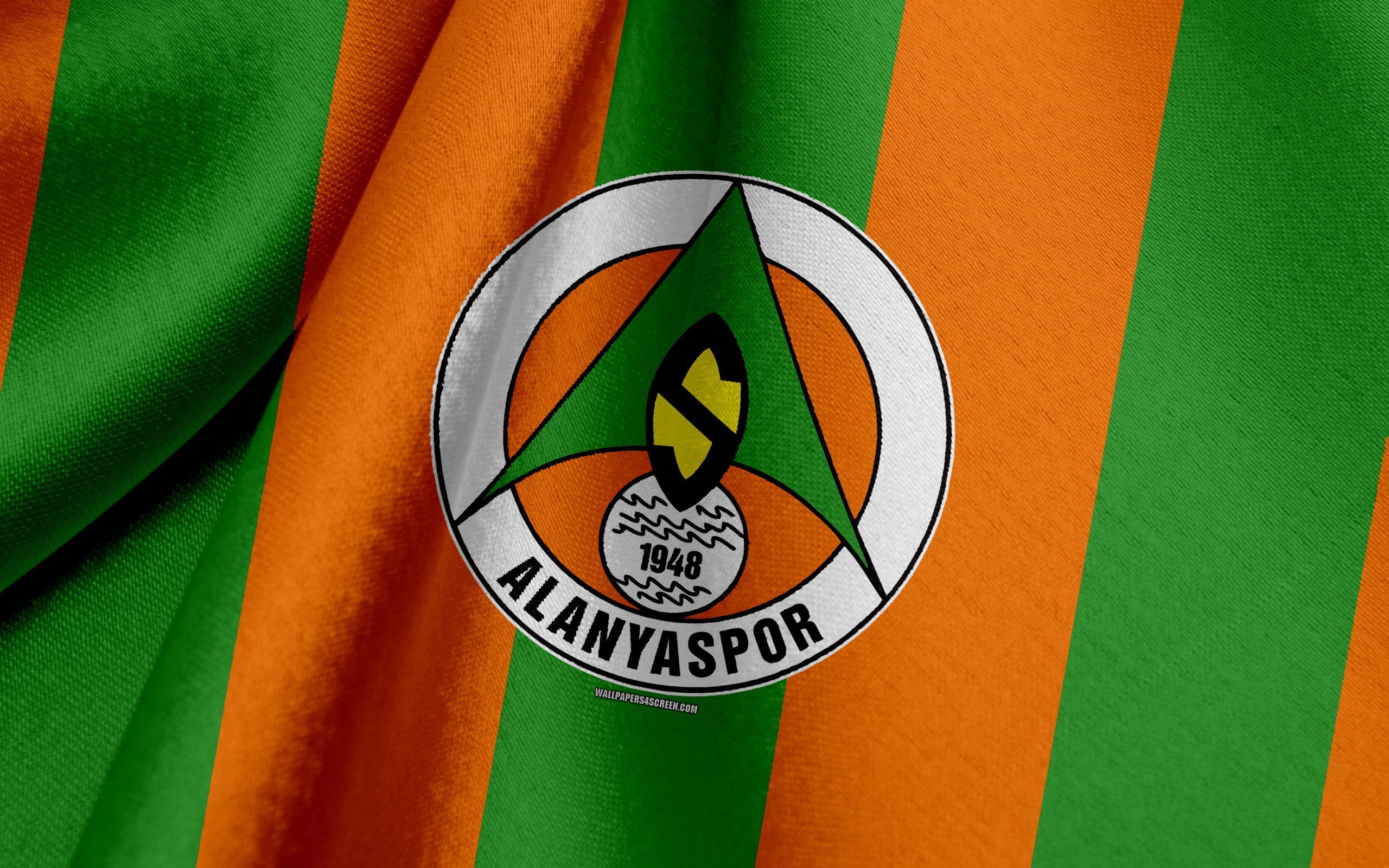 Download Wallpaper Alanyaspor, Turkish Football Club, Orange Green Flag, Emblem, Logo, Alanya, Turkey For Desktop With Resolution 2560x1600. High Quality HD Picture Wallpaper