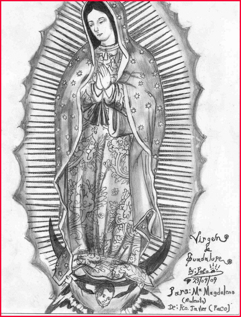 Virgen De Guadalupe Fabric Wallpaper and Home Decor  Spoonflower