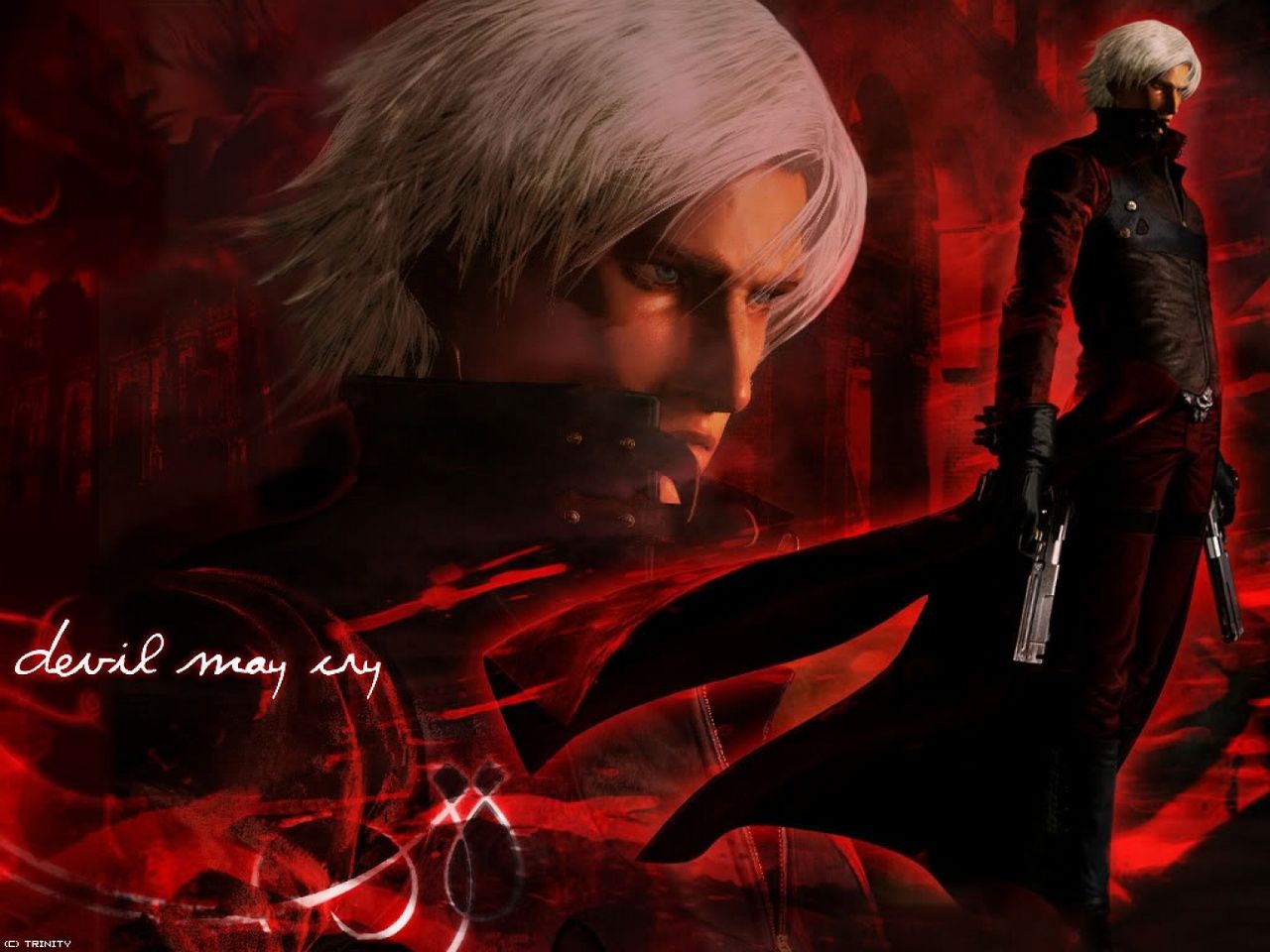 DMC Devil may cry 2 game special wallpaper by me by Hatredboy on