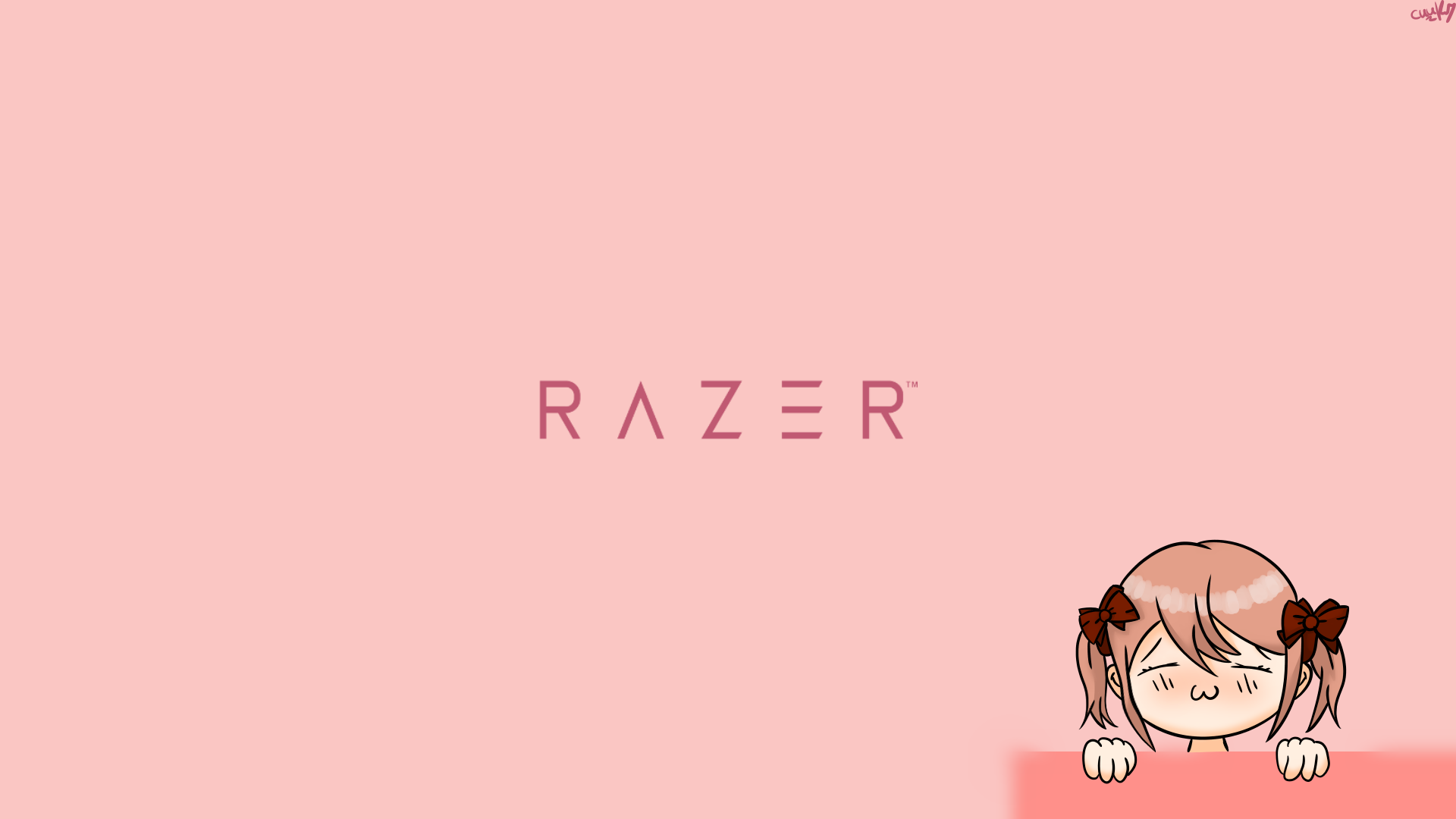 My own Razer Background (self drawn) :3