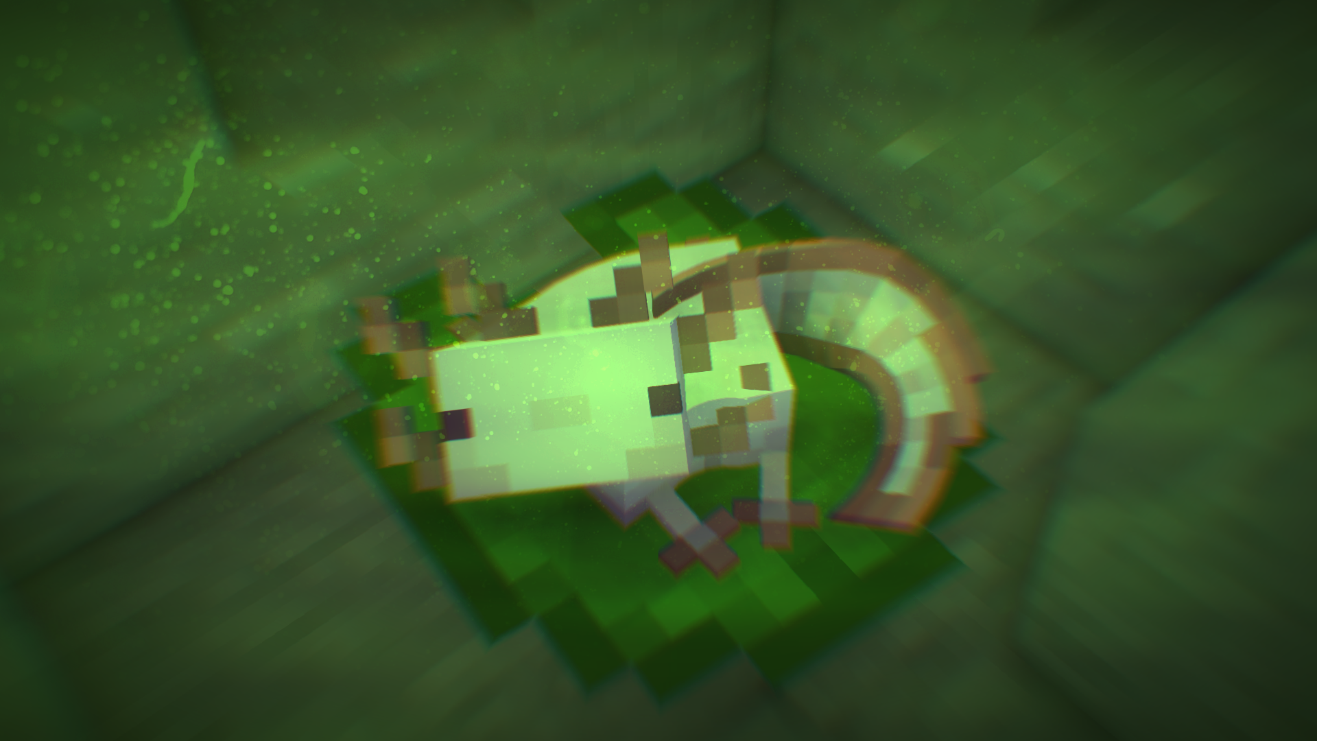 Minecraft Axolotl Anime