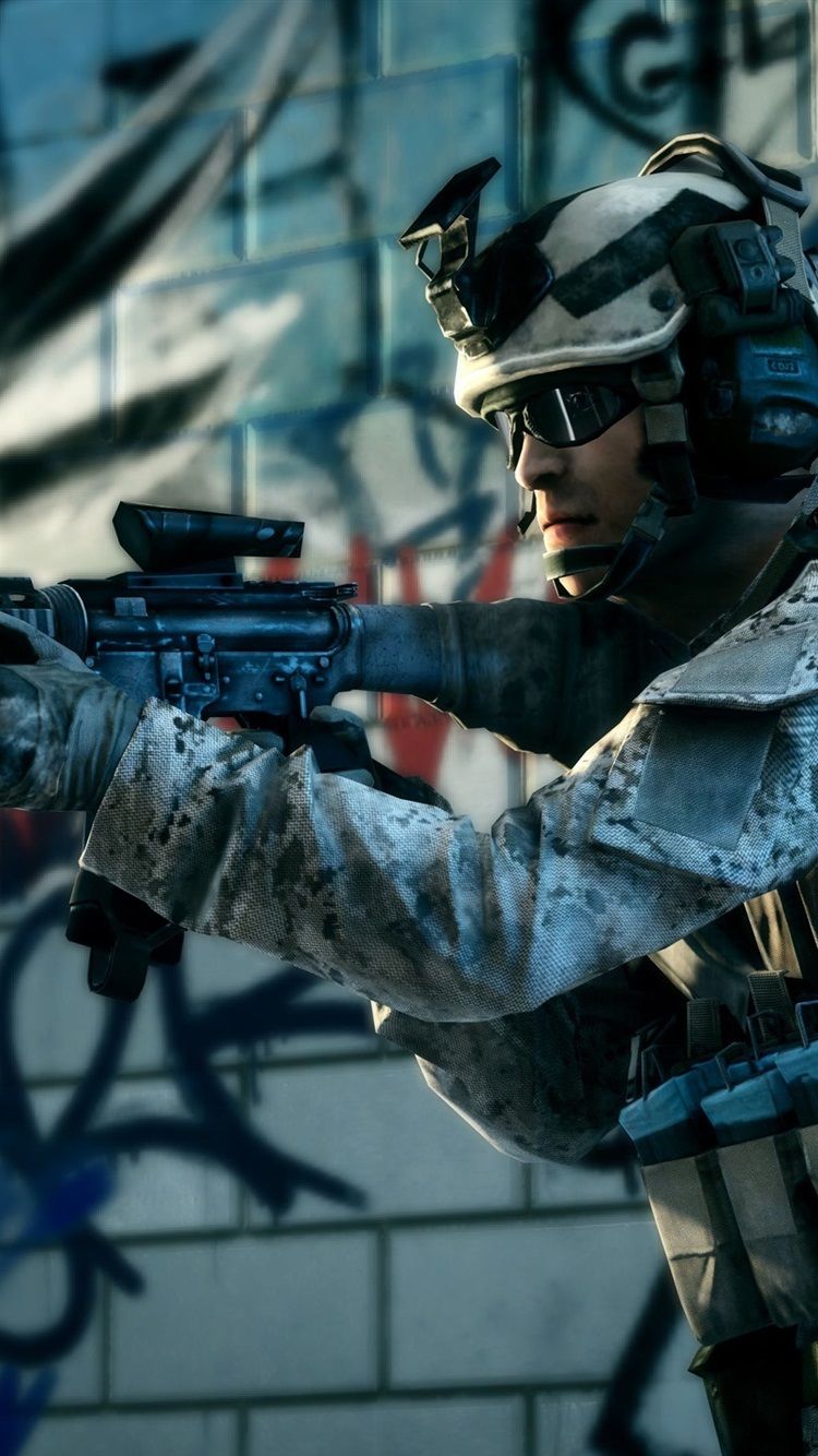 Battlefield 3 Combat Soldier 750x1334 IPhone 8 7 6 6S Wallpaper, Background, Picture, Image