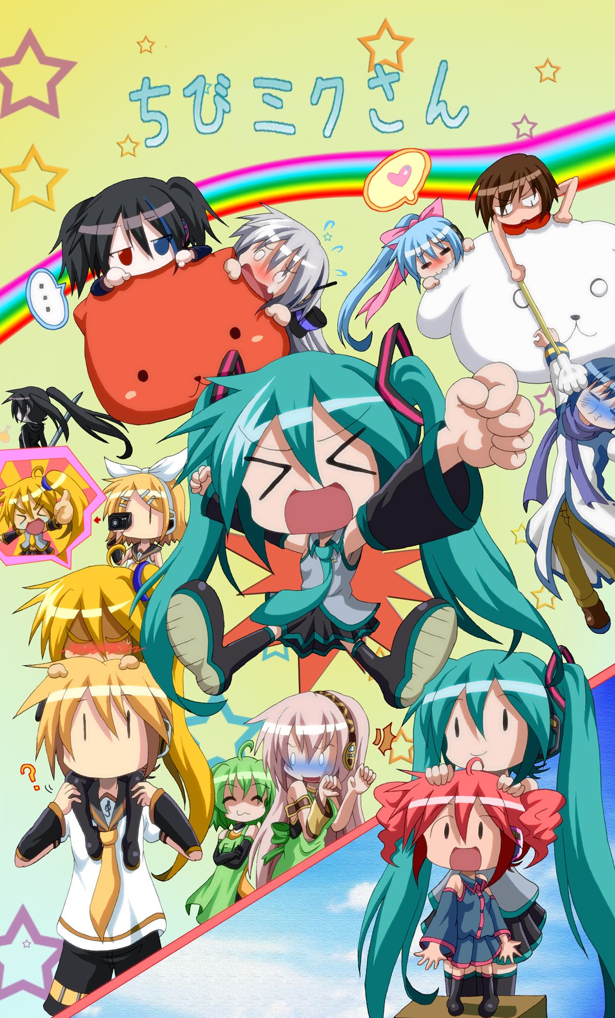 Chibi Miku San, Mobile Wallpaper Anime Image Board