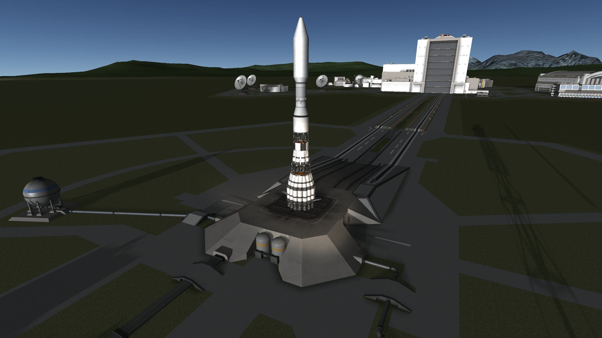 FazzoMetal replica of the Soviet N1 rocket% stock! I hope to post the entire recreation of the Soviet Moon mission soon too! #Kerbal #KSP #rocket #N1 #moon #