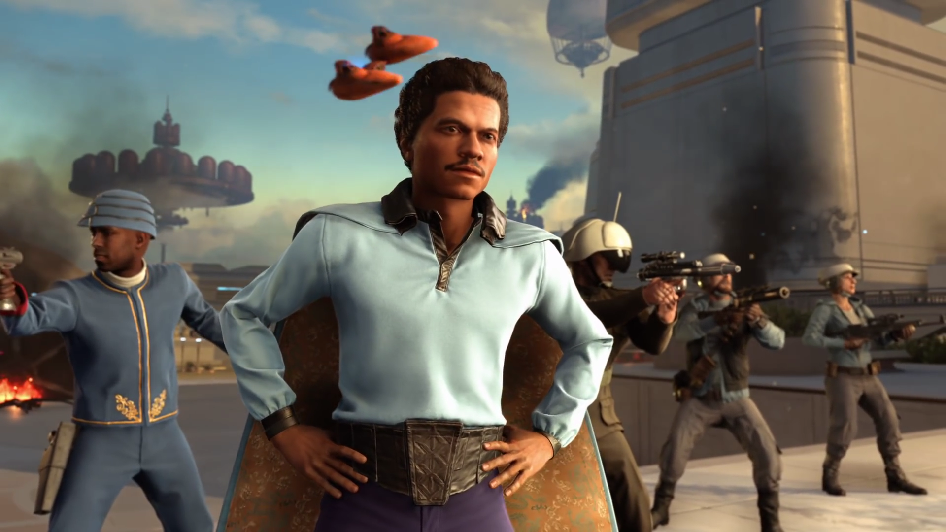 Lando Joins Star Wars Battlefront In Bespin Launch