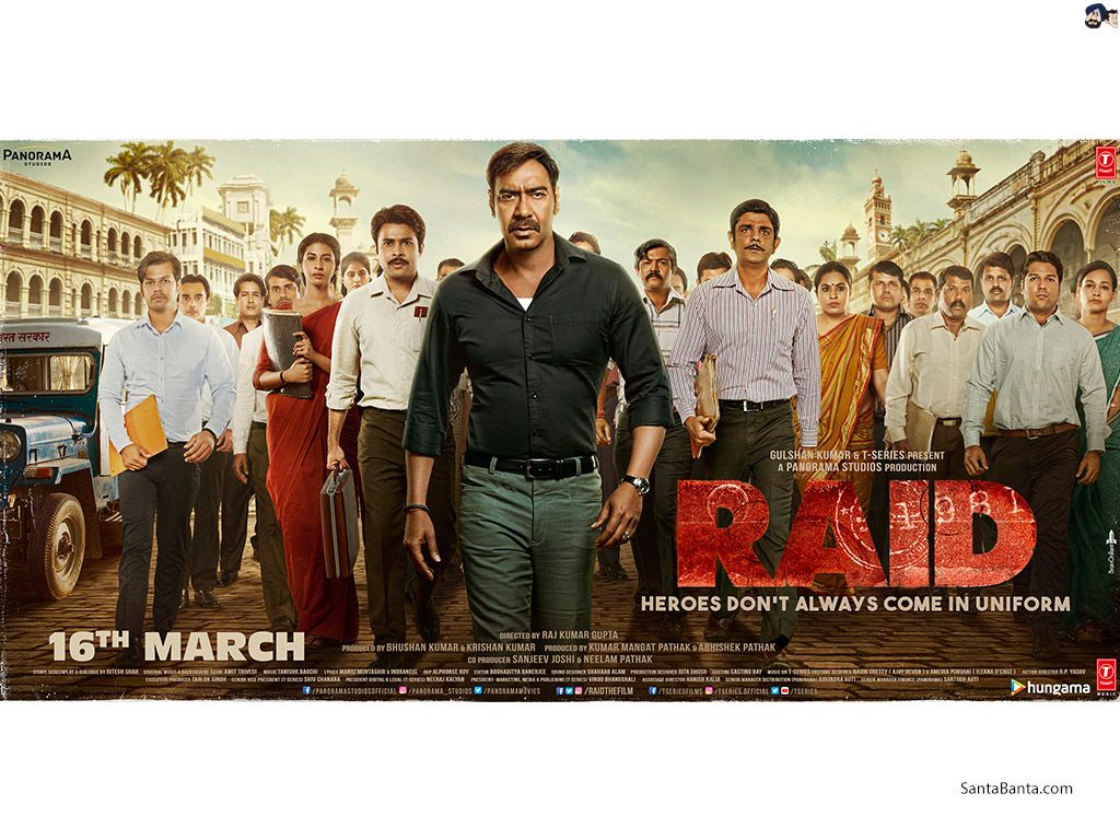 Poster of Bollywood movie, Raid