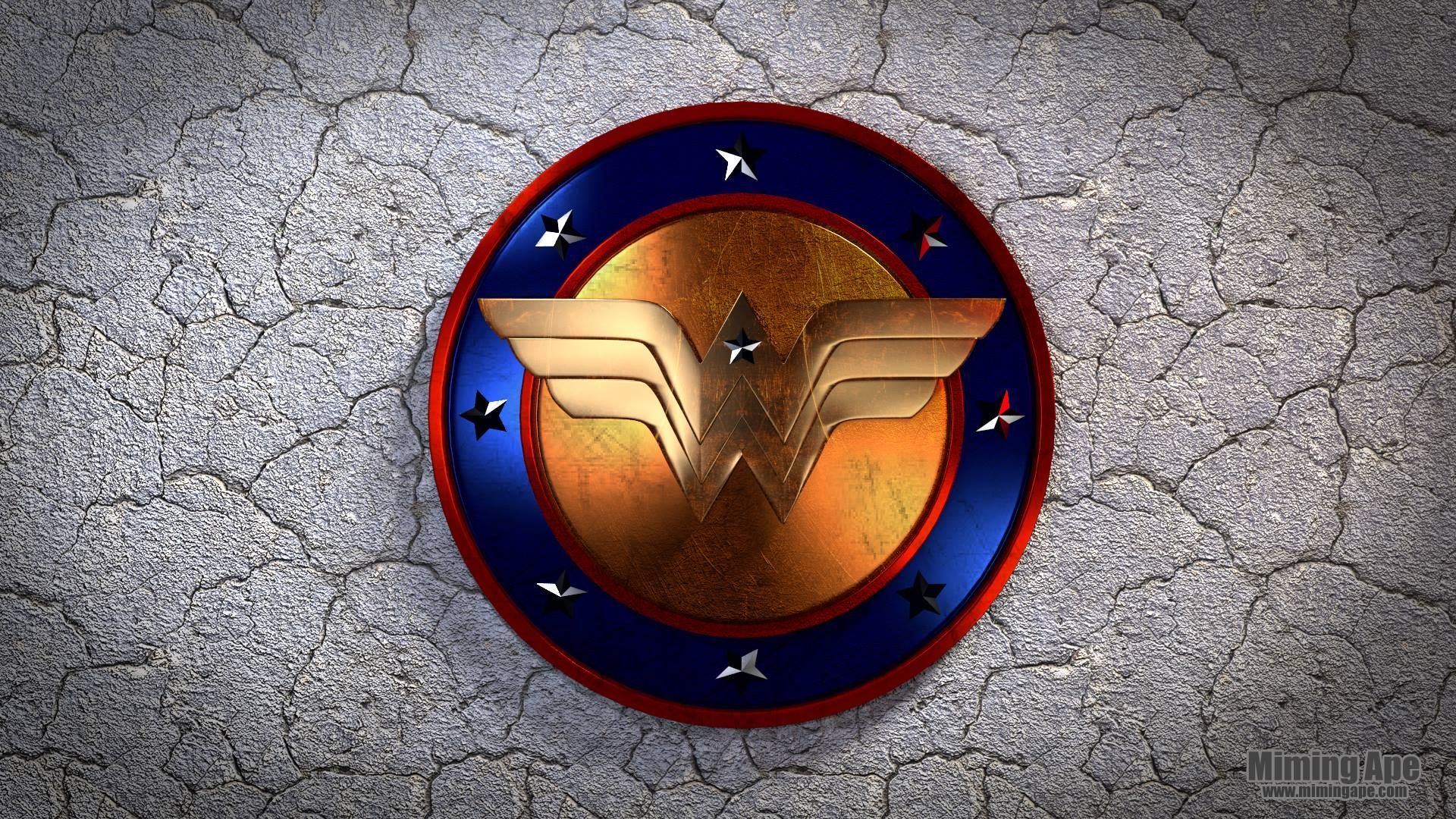 Wonder Woman's Shield Ape 3D Design. Wonder woman, Kids room murals, Superhero