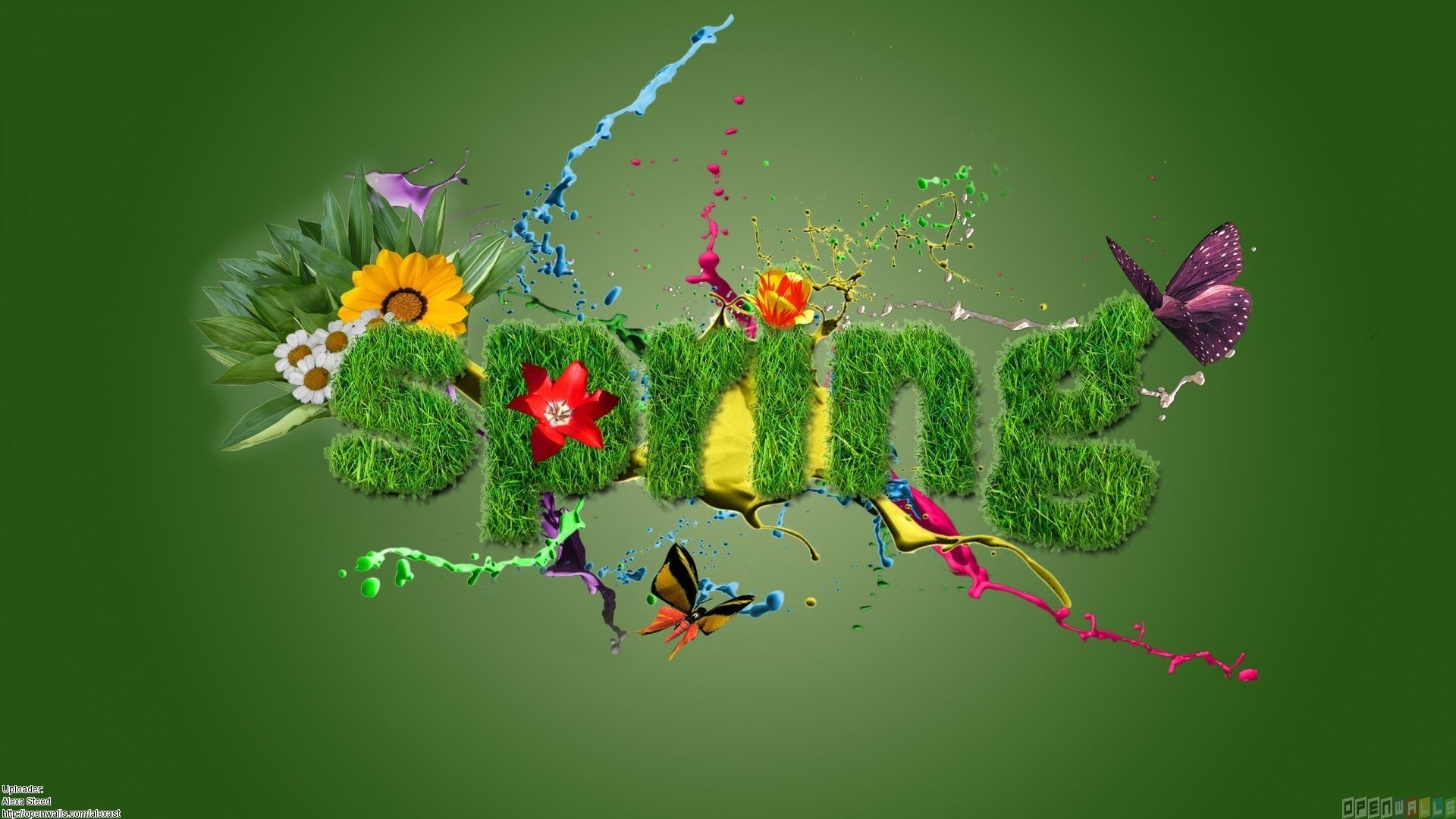 Spring Season. Spring time wallpaper Walls. Spring wallpaper, Floral typography, Spring