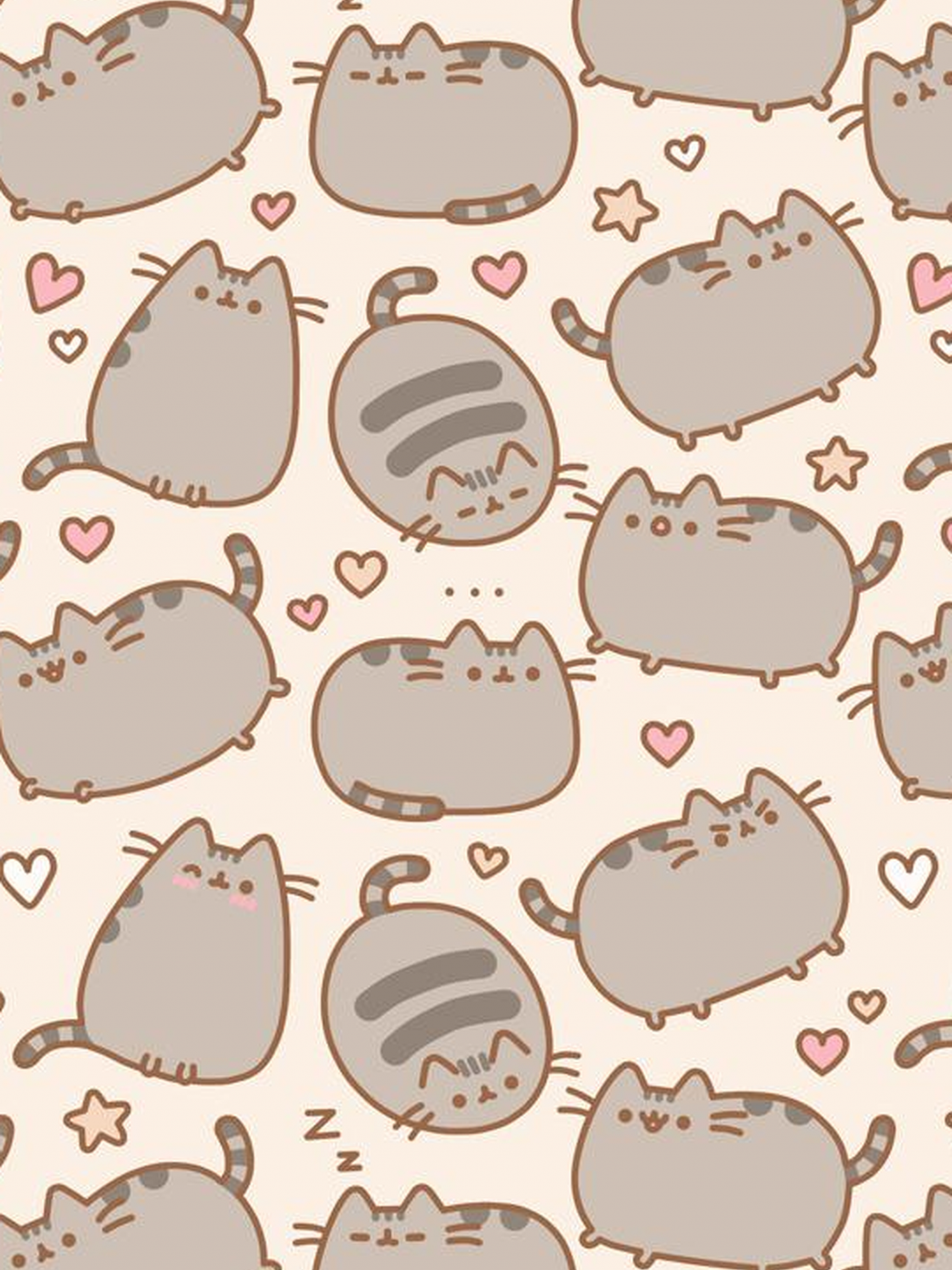 Pusheen Cat Cave Wallpaper