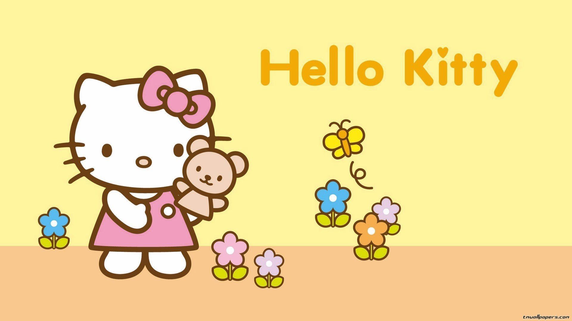 Hello Kitty Spring Wallpaper background picture