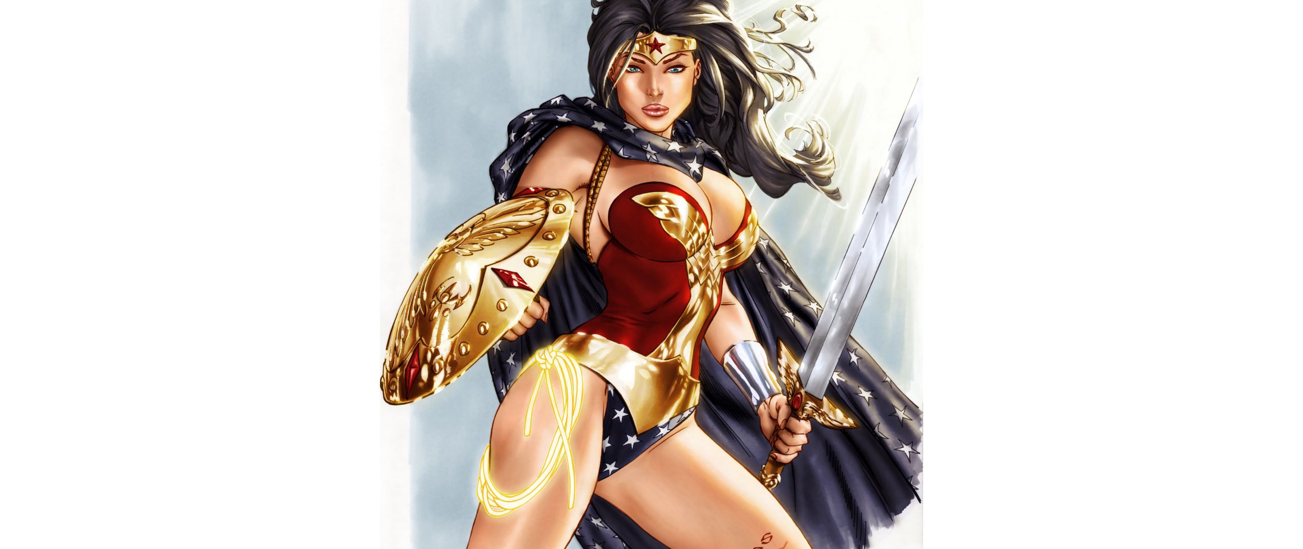 Desktop Wallpaper Dc Comics, Superhero, Wonder Woman, Fan Art, HD Image, Picture, Background, Dd8le8