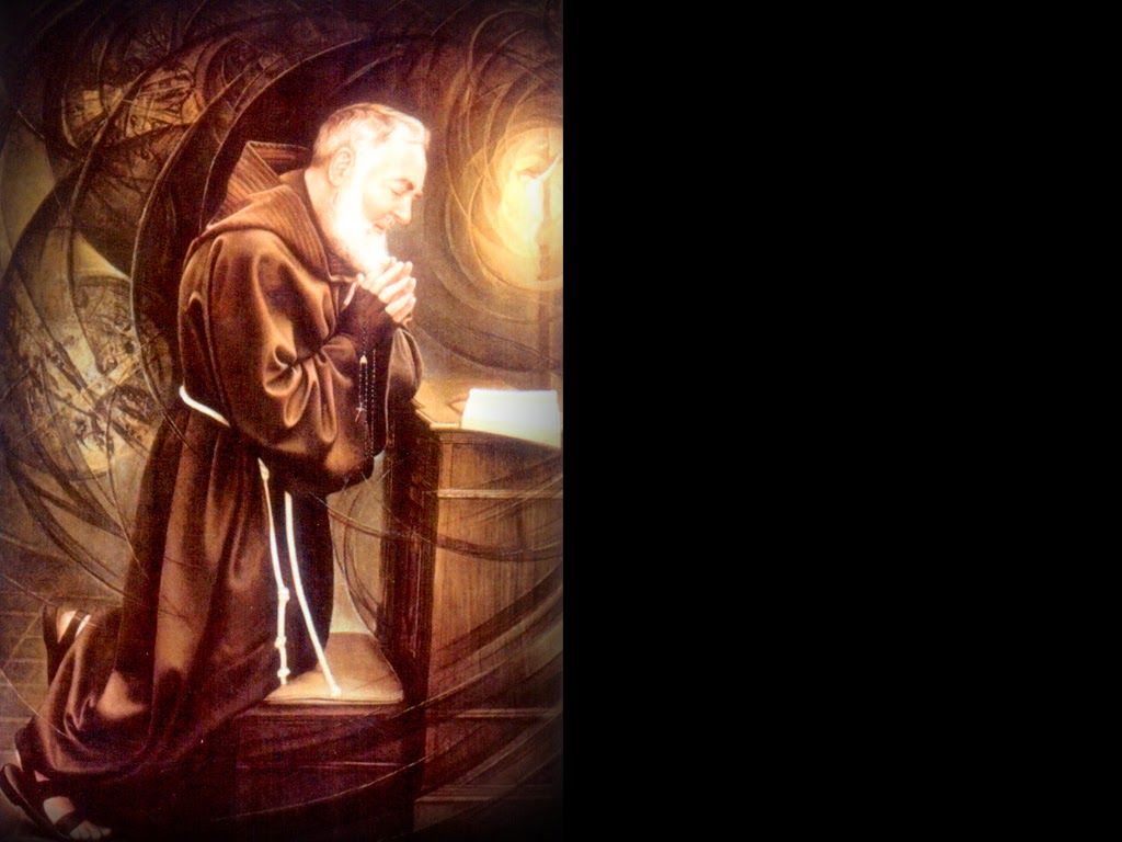 Holy Mass image.: Saint Pius of Pietrelcina (Padre Pio)
