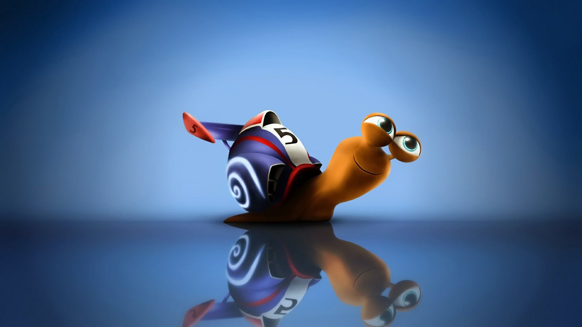 3d Turbo Snail Moving Wallpapers.