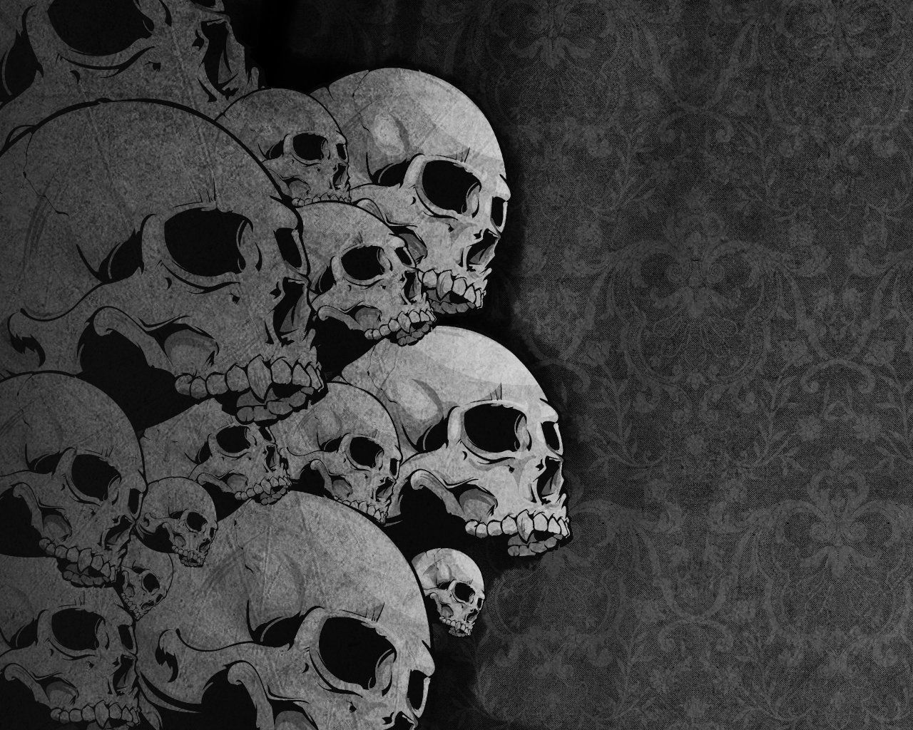 Dark Skull Wallpaper 1280×1024