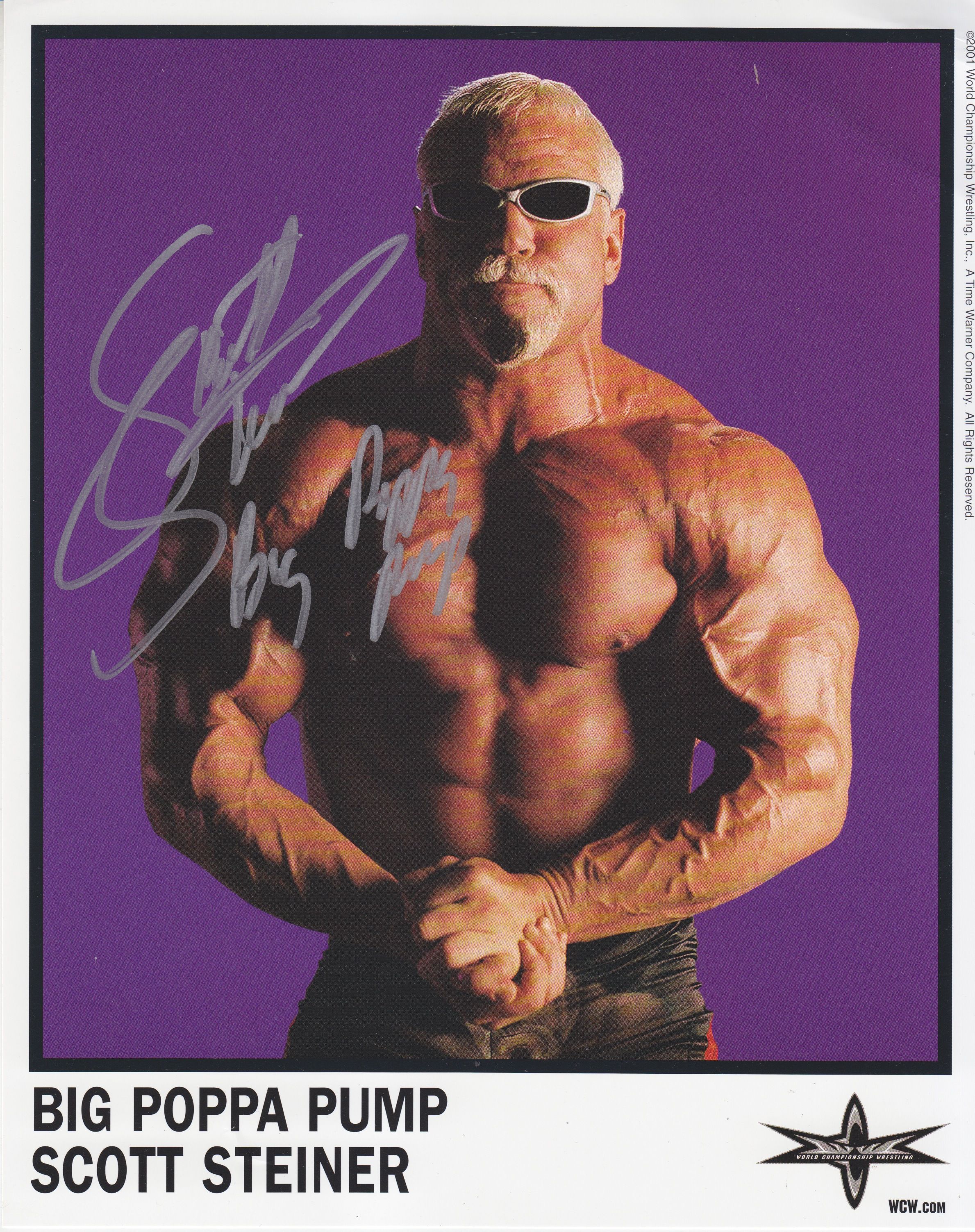 Big Poppa Pump Scott Steiner Championship Wrestling Photo