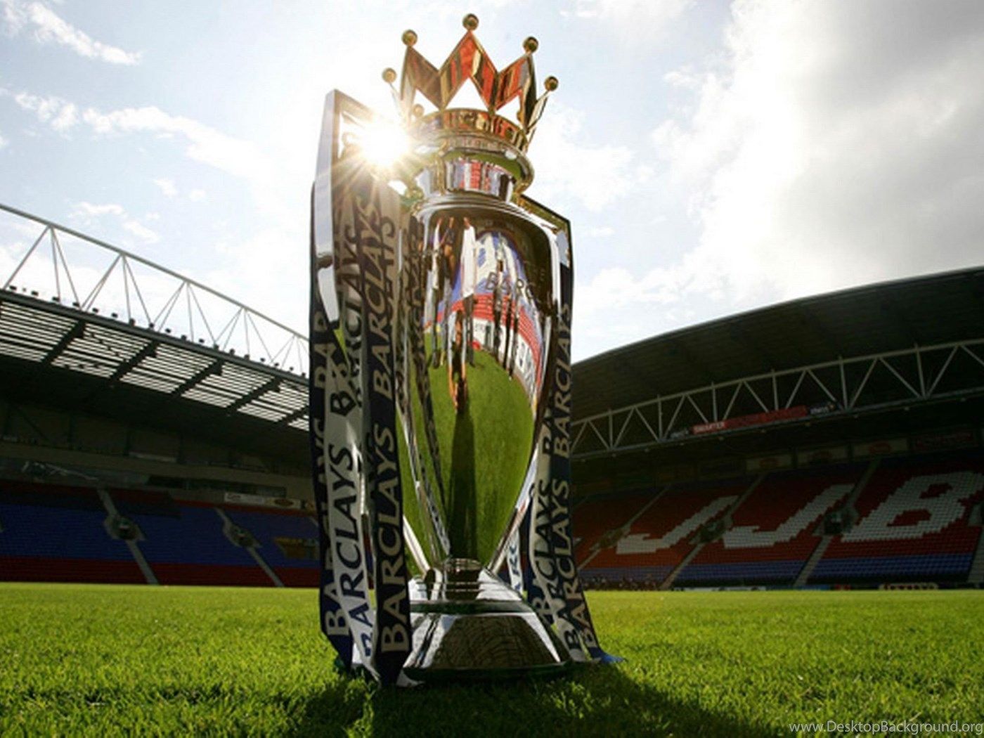 Barclays Premier League Trophy Wallpaper Desktop Background