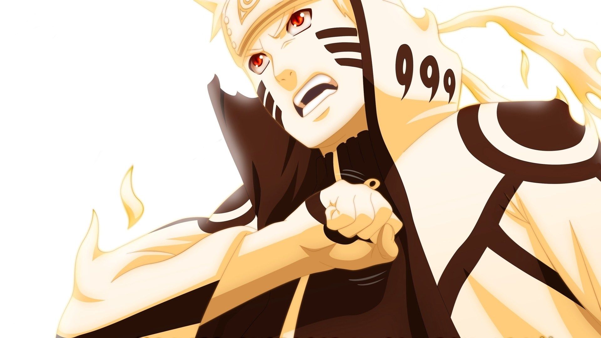 Naruto, Nine Tails Chakra Mode, Uzumaki Naruto HD Wallpaper & Background • 25681 • Wallur