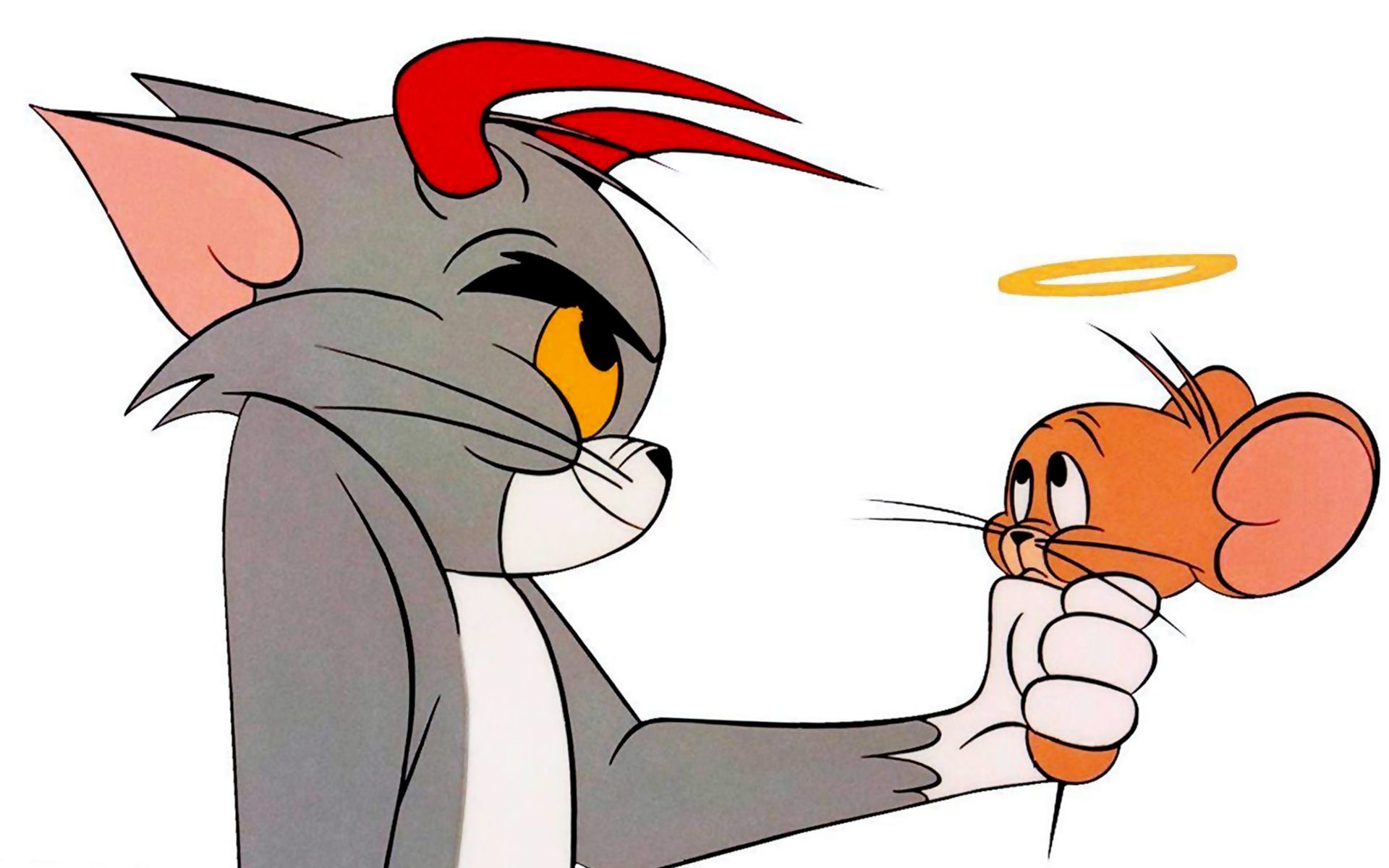 Tom And Jerry Bad And The Good Cartoons 4k Uhd Wallpaper 1920x1200, Wallpaper13.com