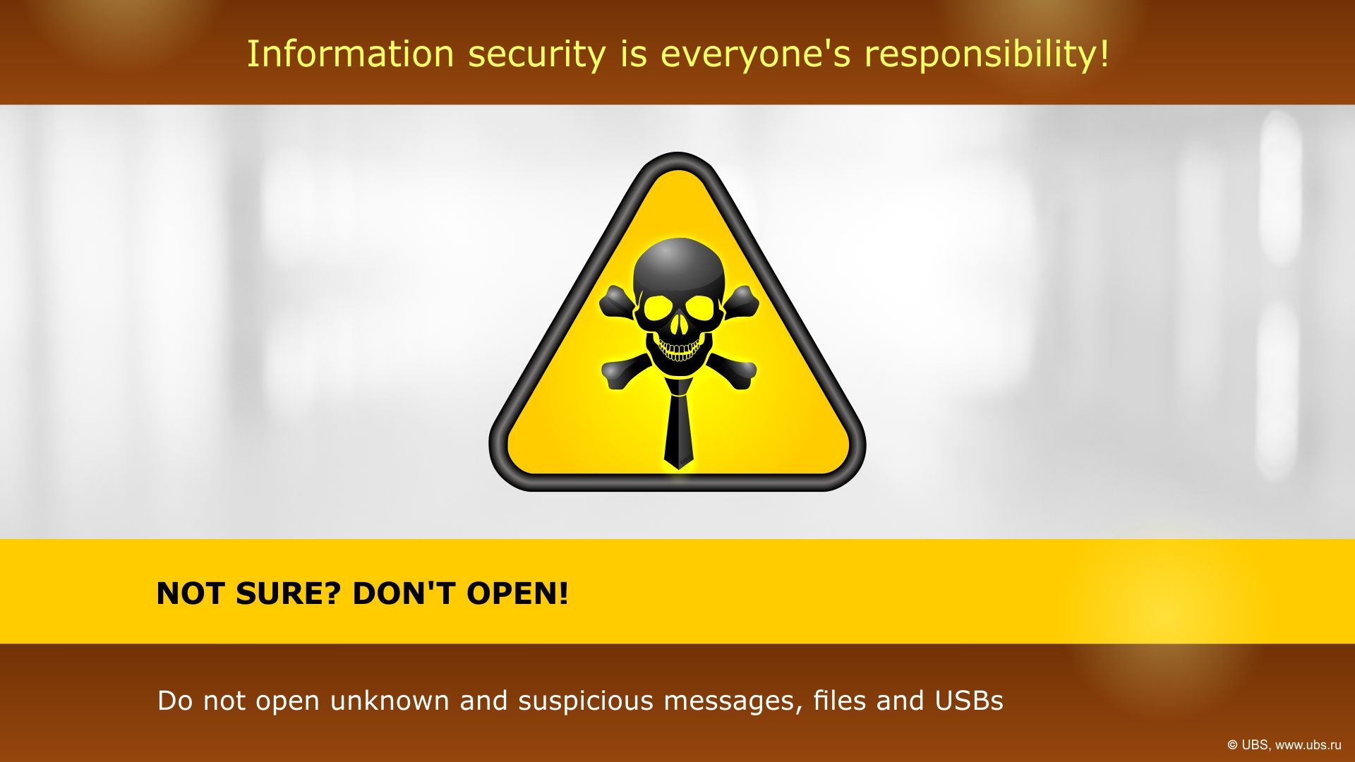 UBS. Smart Cybersecurity Awareness