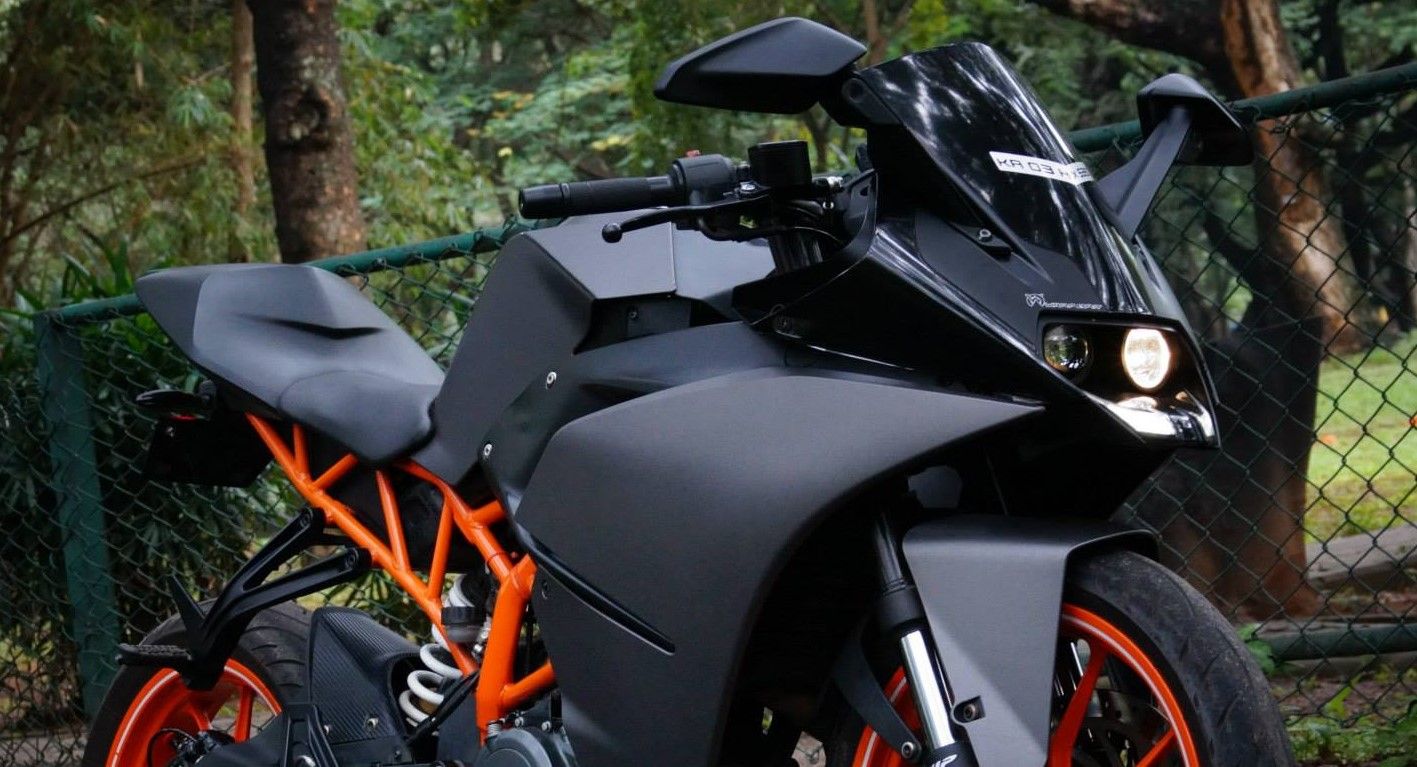 Mind Blowing Ktm Rc 390 Charcoal Grey Edition By Wrapcraft Rc 200 Modified Bikes