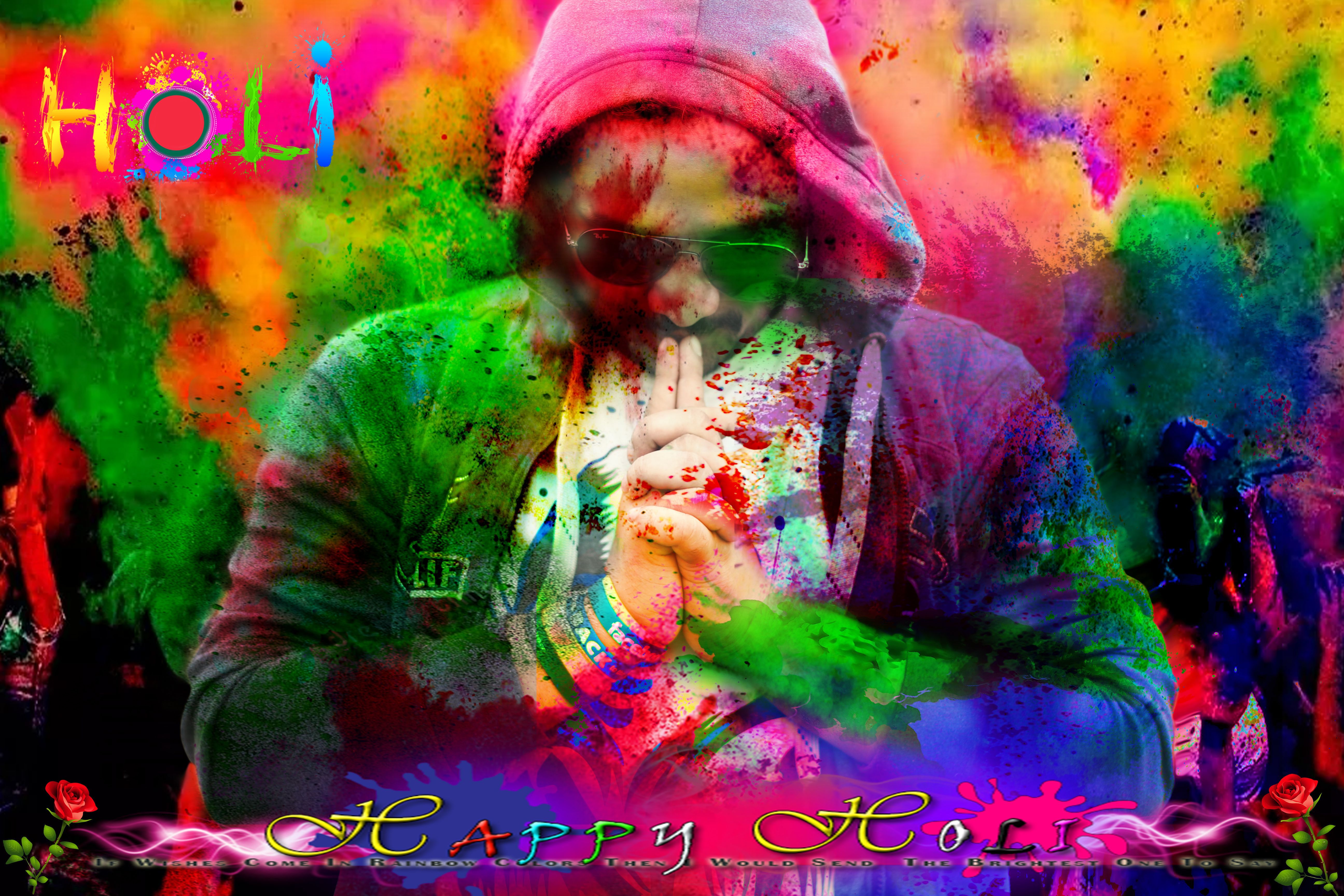 Happy Holi Pic editing_ PIC EDIT BY Md Rasel Khan_ HOLI SPECIAL EDITING 2018. Happy holi picture, Happy holi, Holi picture