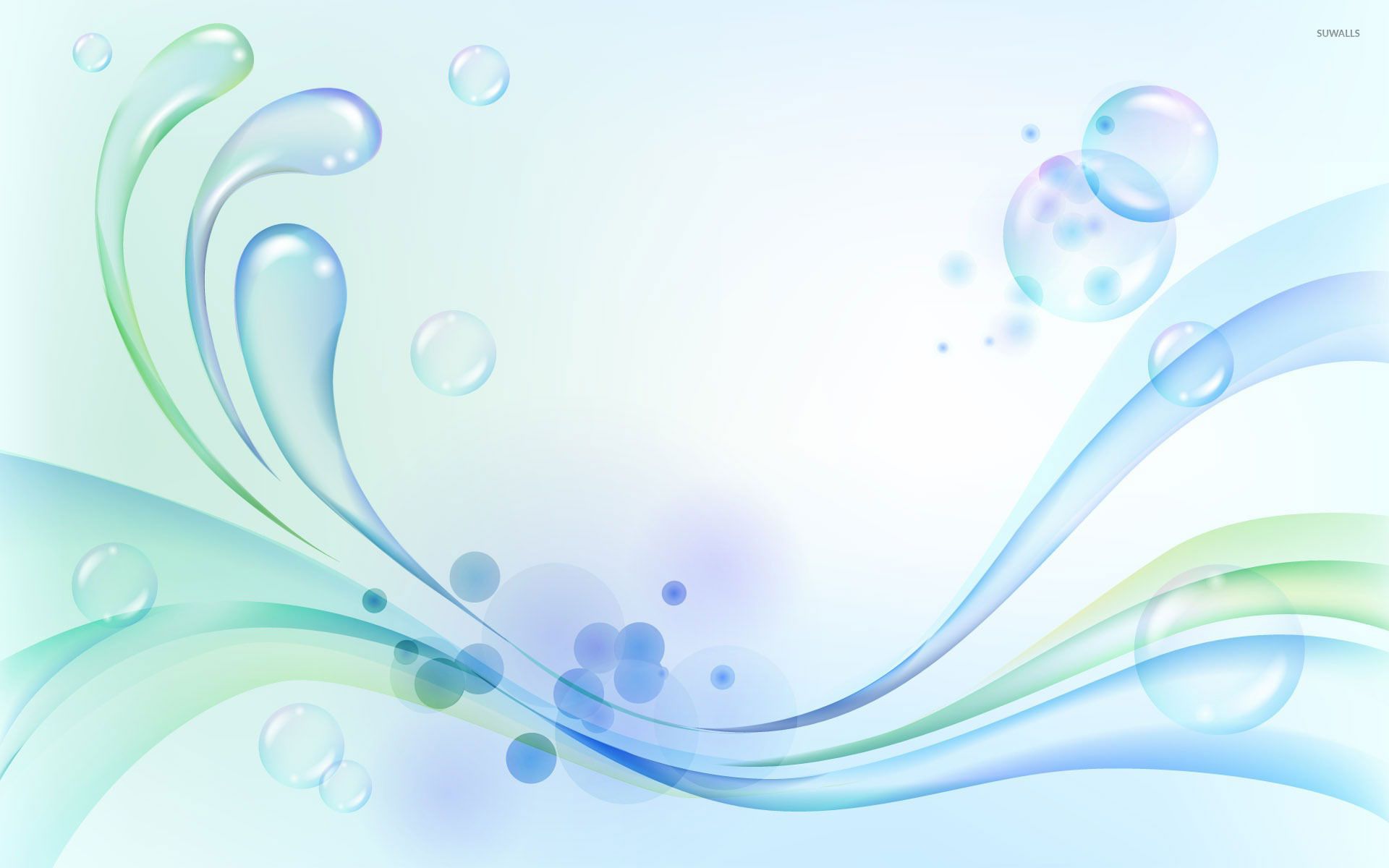Water waves and bubbles wallpaper wallpaper
