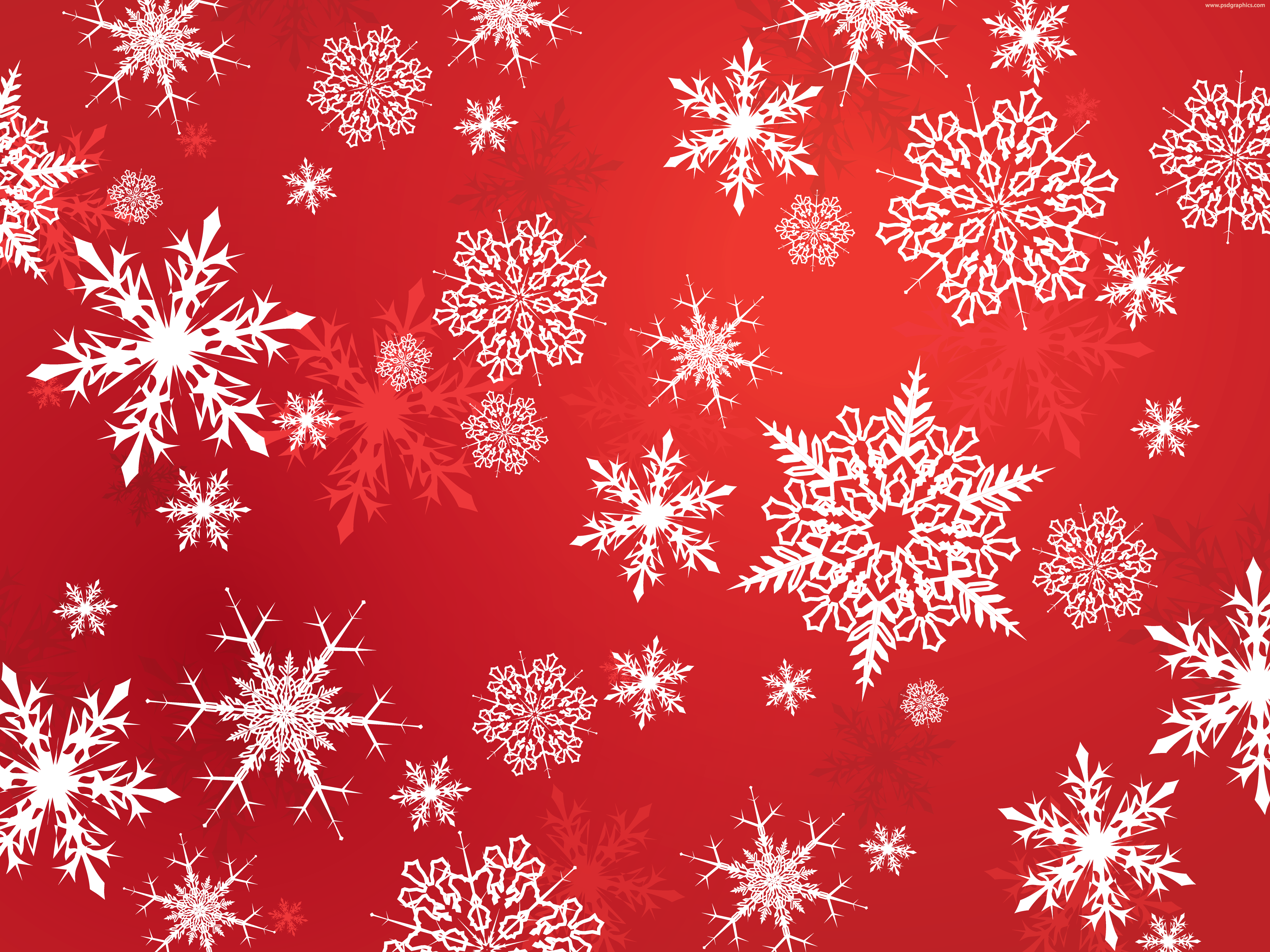 Red Snowflake Wallpapers - Wallpaper Cave
