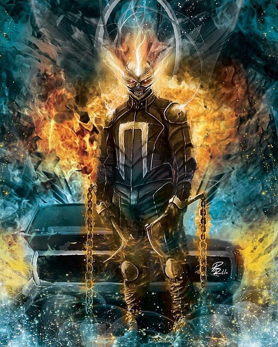 Robbie Reyes: Ghost Rider By Shiprock Download Image At Nomoremutants Com.tumblr.com Key Film Dates Logan:. Ghost Rider Marvel, New Ghost Rider, Ghost Rider