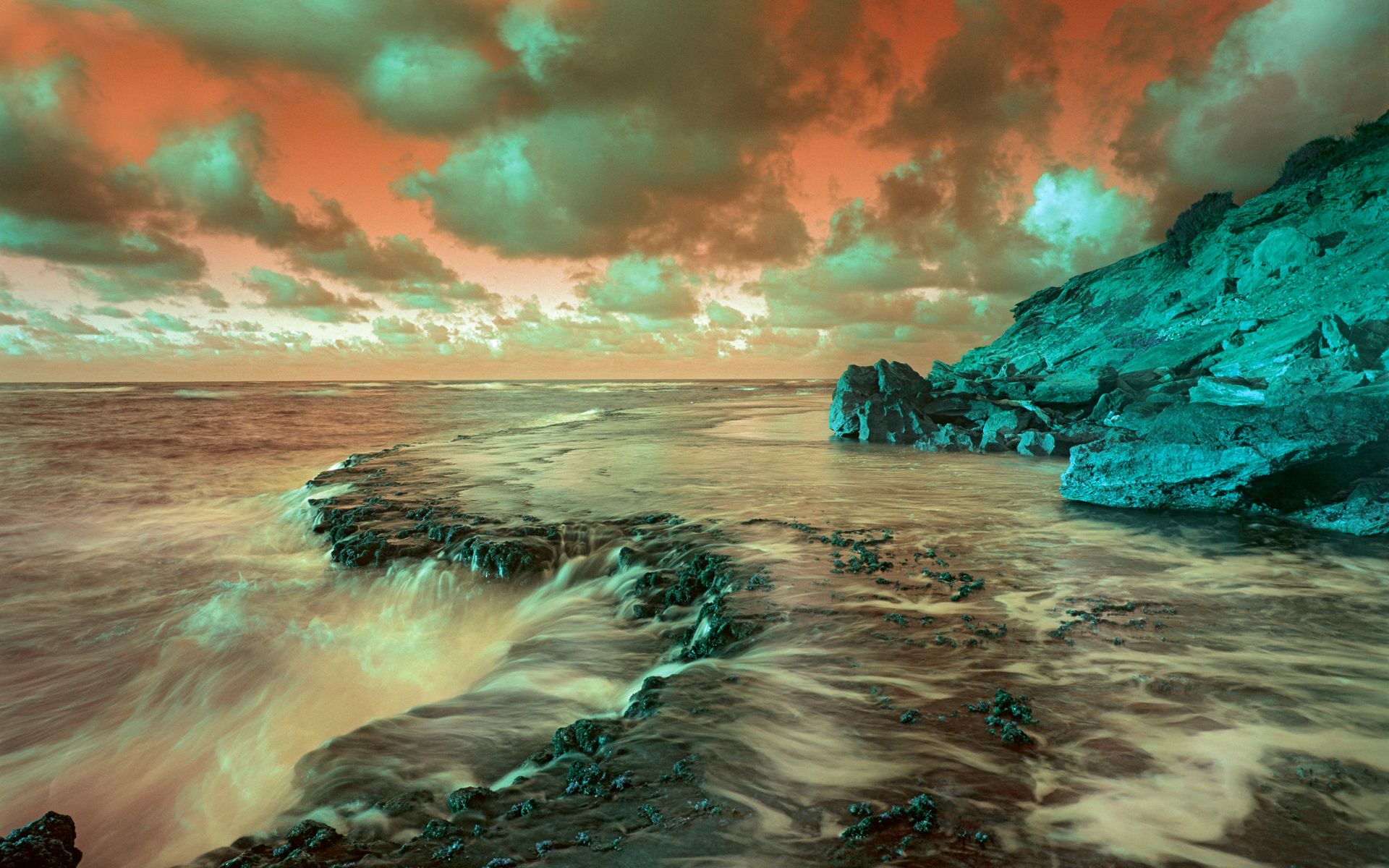 water clouds adobe photohop wallpaper