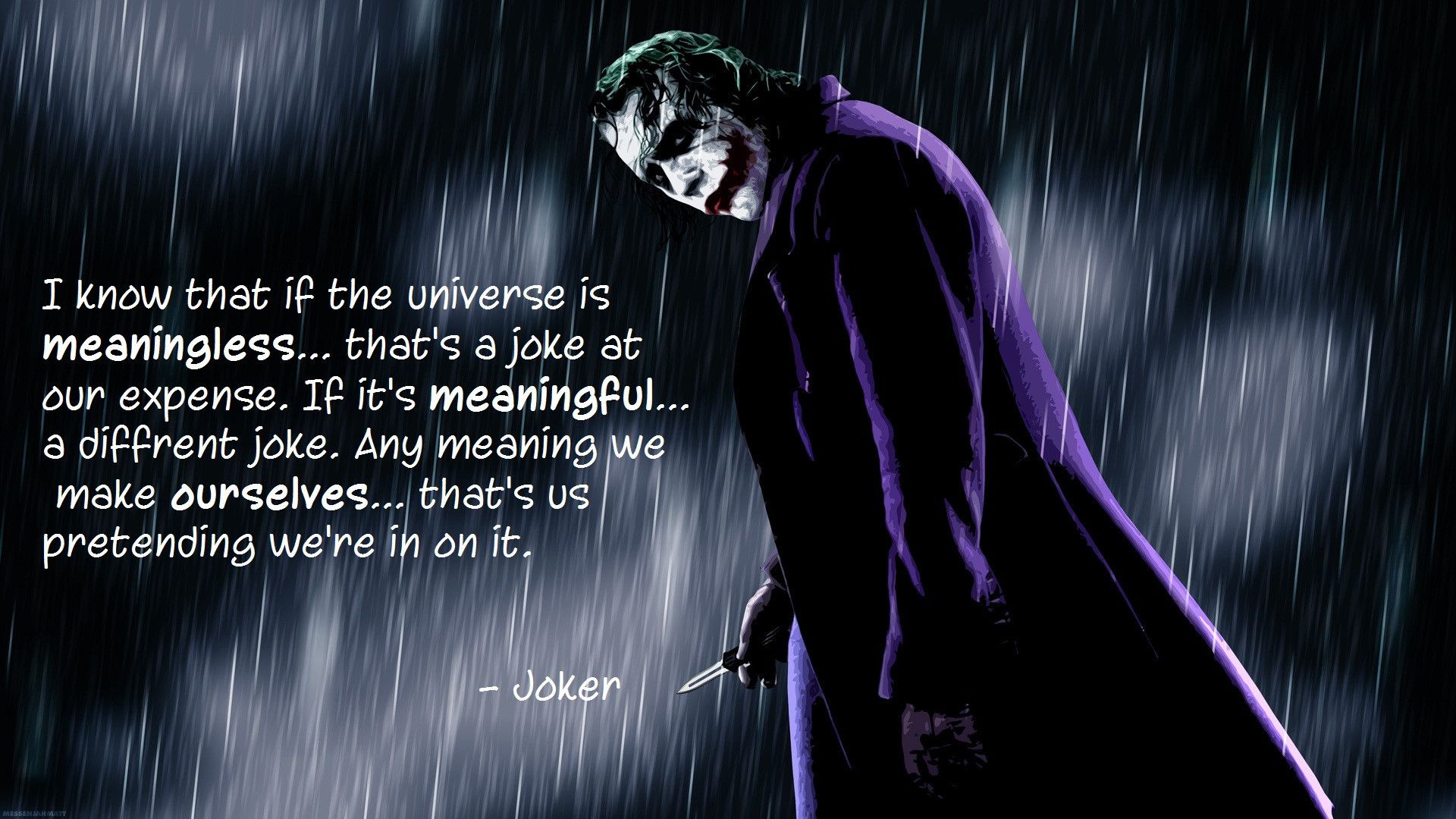 joker quotes dark knight wallpaper