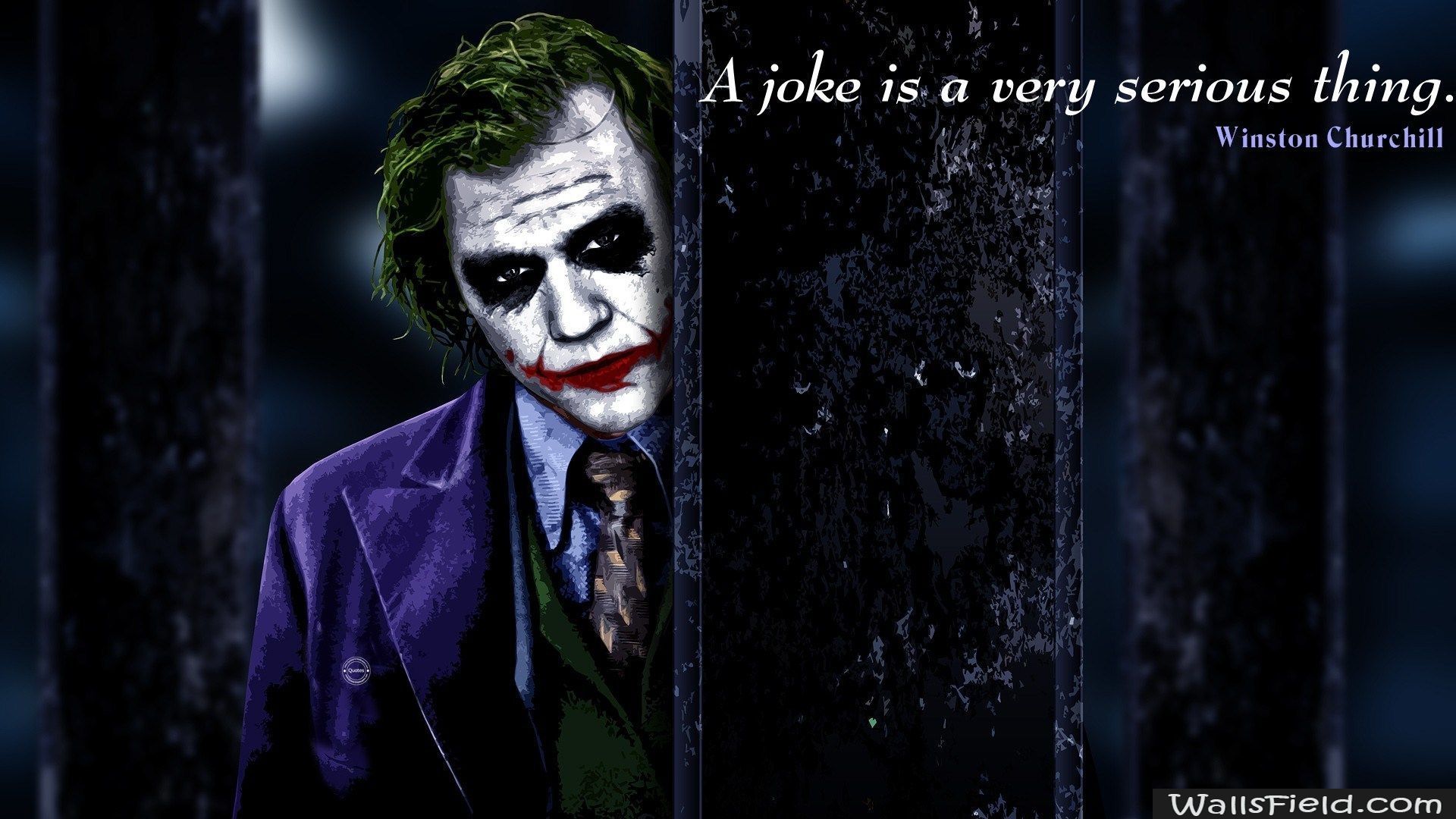 Joker With Quotes Wallpapers Wallpaper Cave