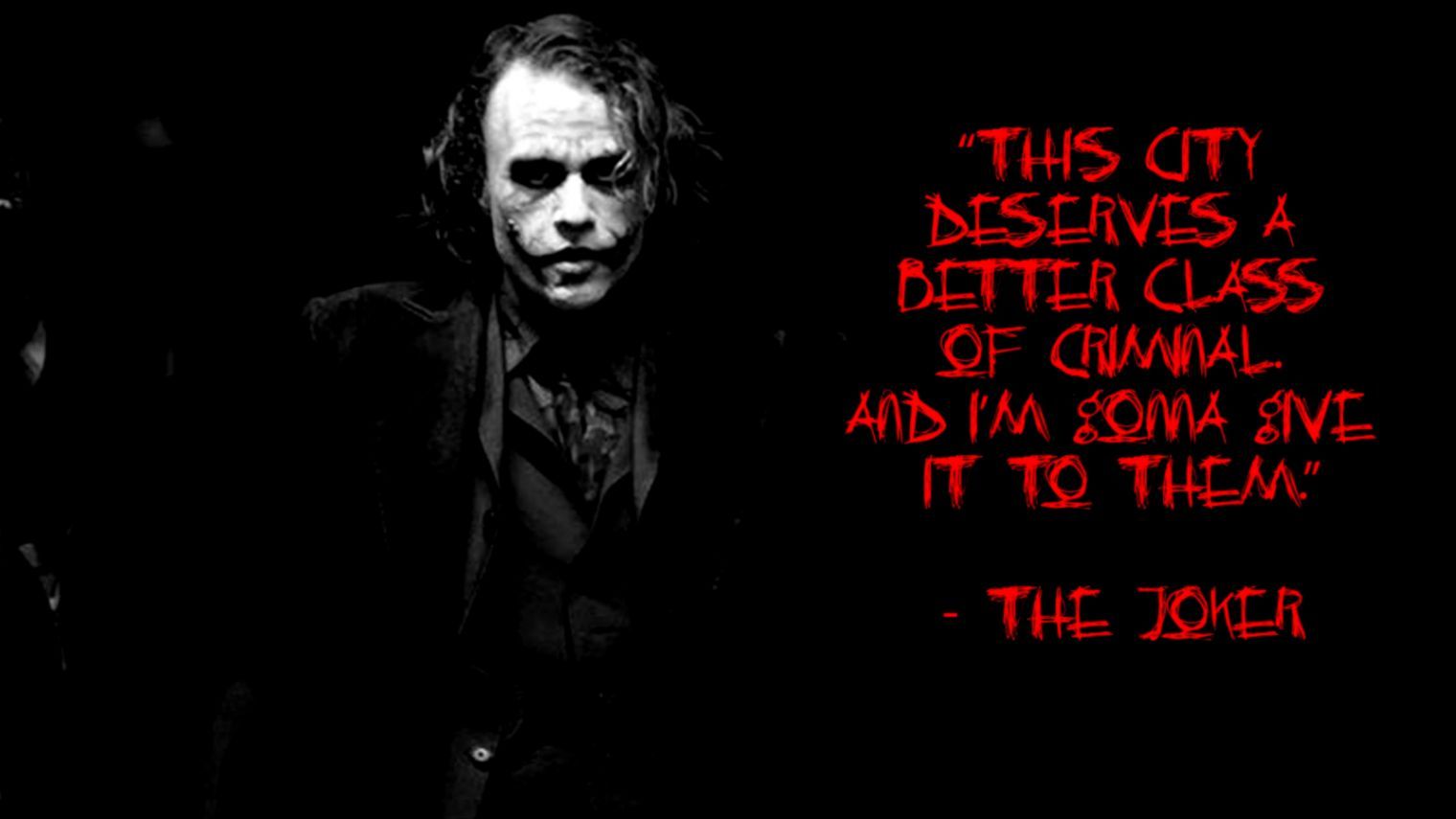 Joker Quotes Wallpaper HD Download Fitrini's Wallpaper