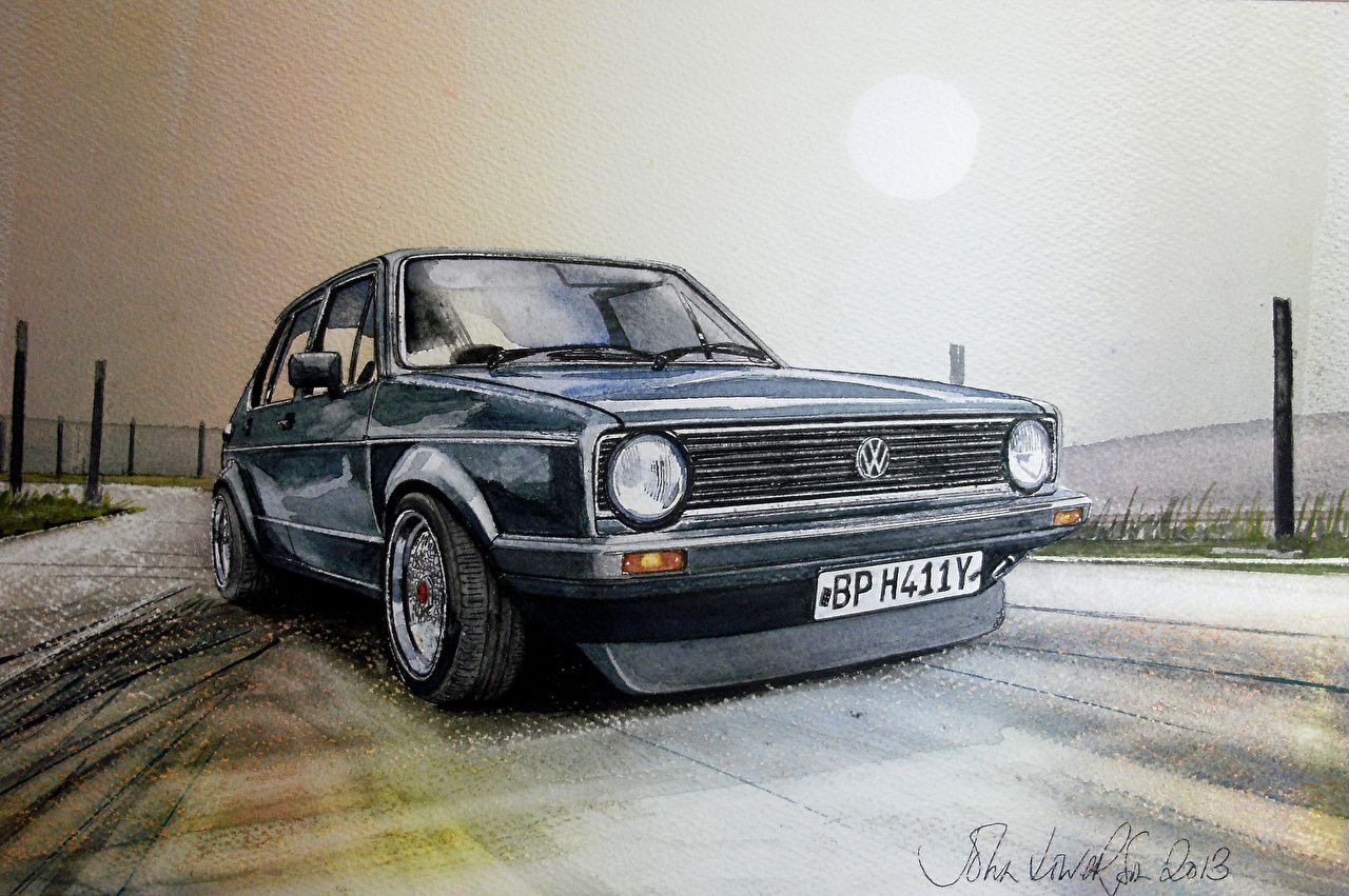 Volkswagen Golf II Wallpaper